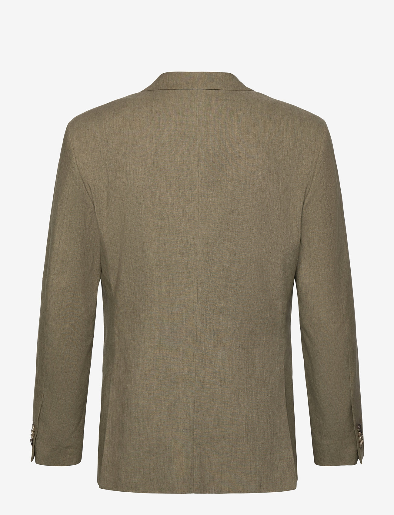 GANT - SLIM COT/LINEN SUIT JACKET - einreiher - dried clay - 2