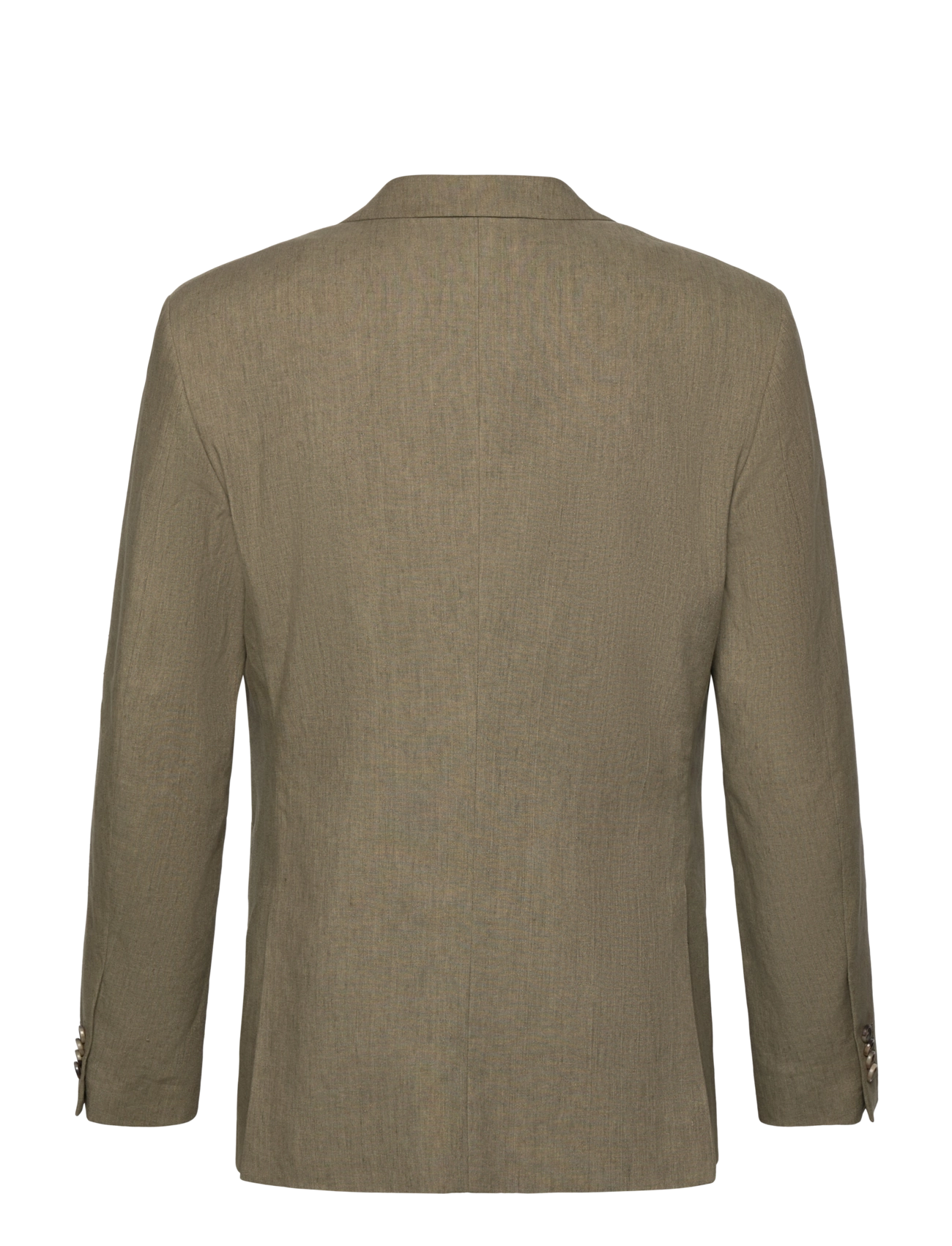 Gant - SLIM COT/LINEN SUIT JACKET - blazers - dried clay - 2