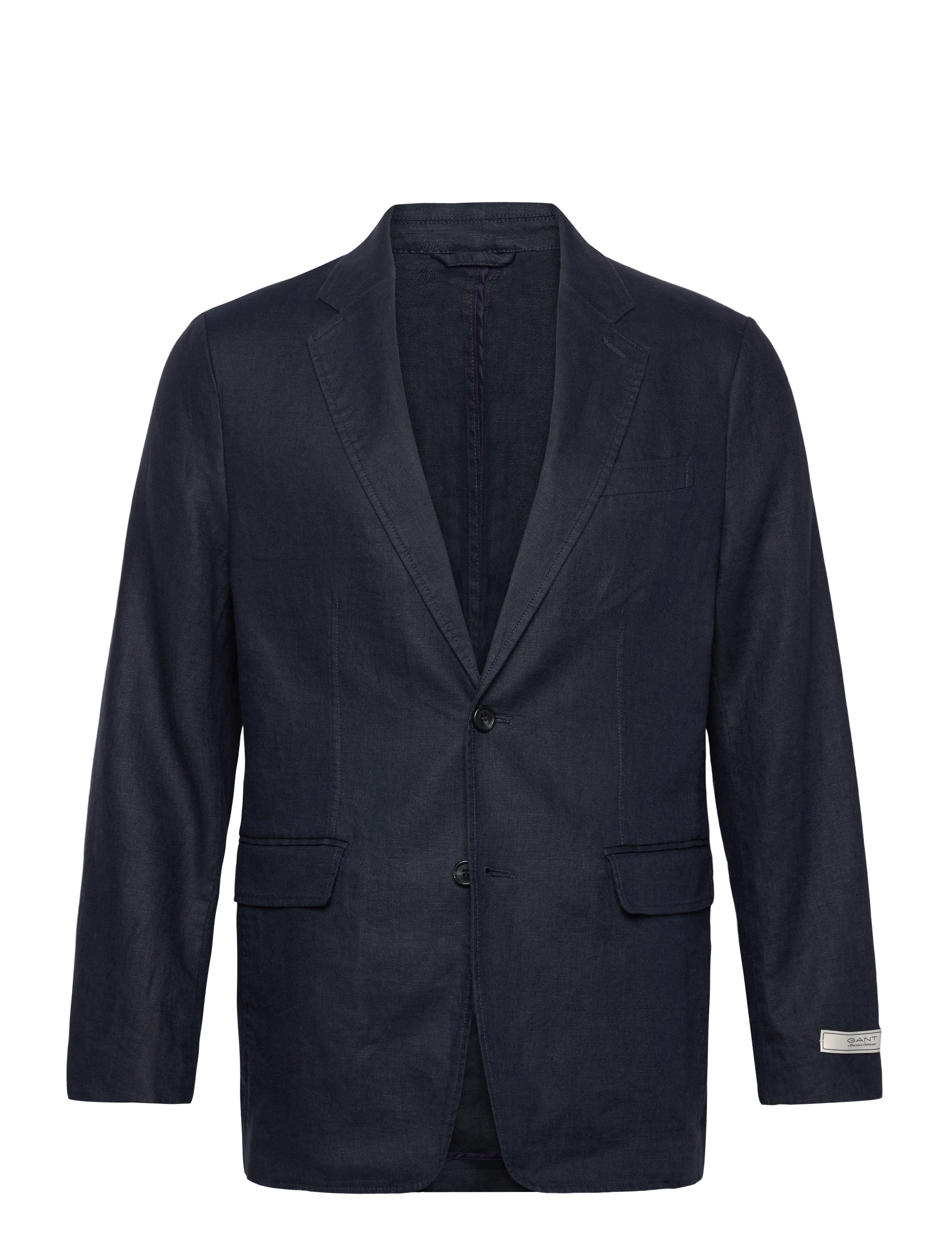 Gant REG GMNT DYE LINEN BLAZER - 4 for 3 - EVENING BLUE / navy