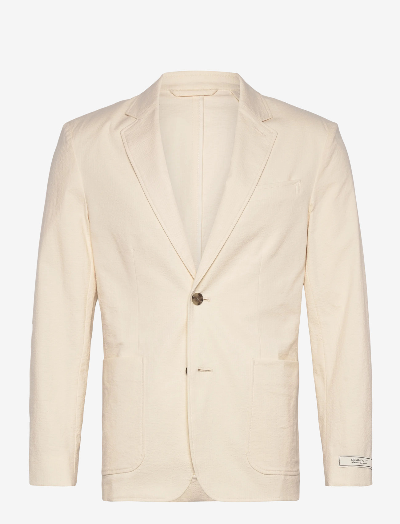 Gant SLIM SEERSUCKER SUIT JACKET - Anzüge & Blazer - CREAM / cream