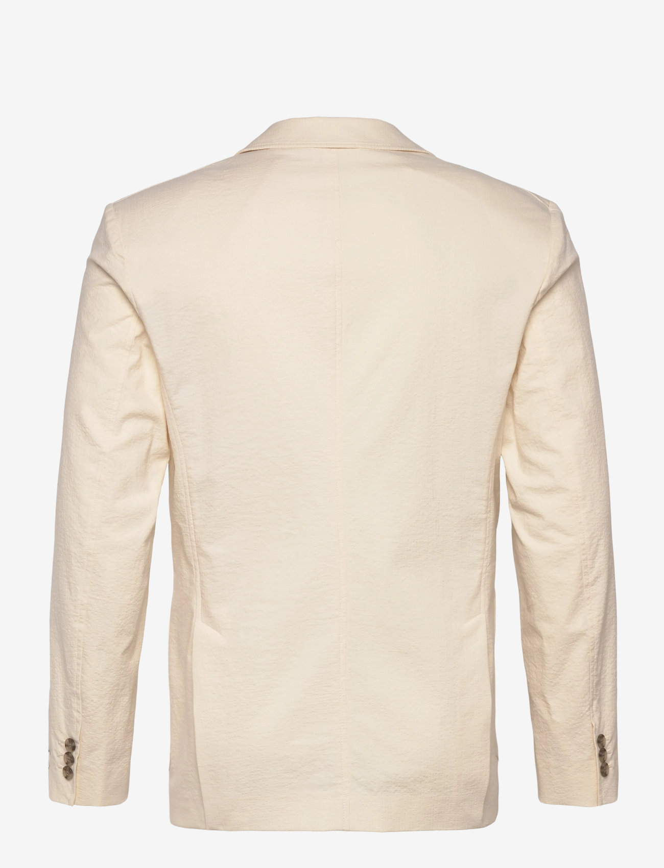GANT - SLIM SEERSUCKER SUIT JACKET - enkeltradede blazere - cream - 2