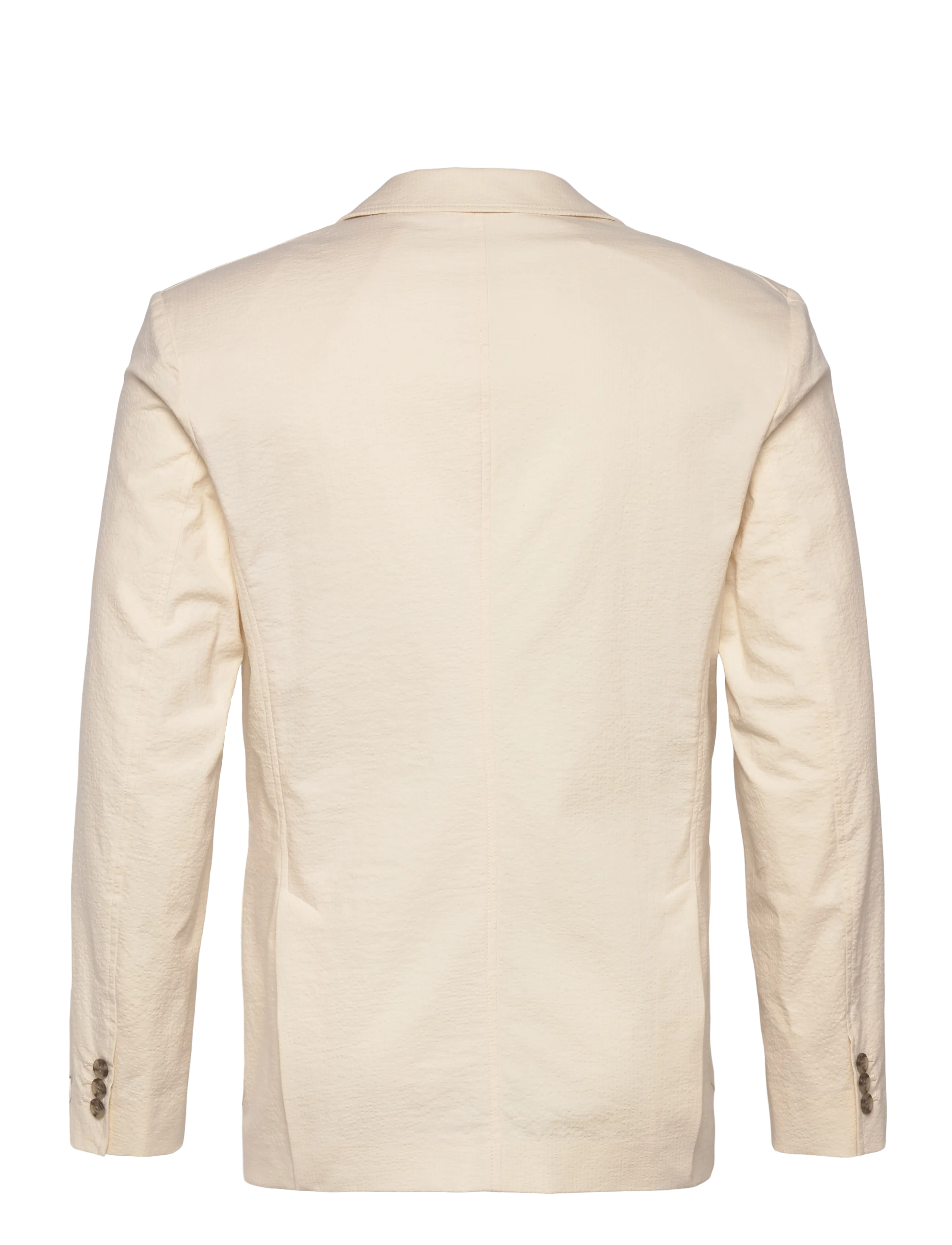Gant - SLIM SEERSUCKER SUIT JACKET - enkelknäppta kavajer - cream - 2
