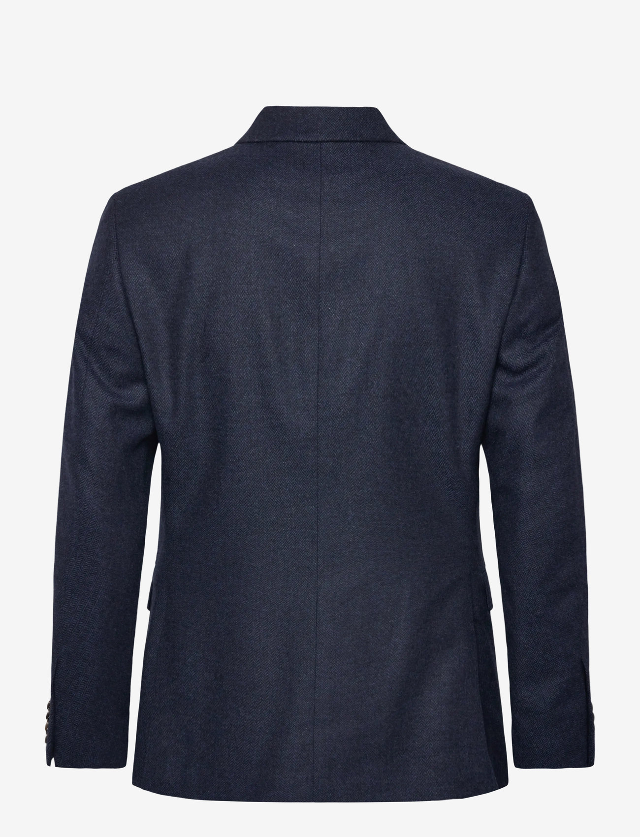 GANT - FLANNEL HERRINGBONE SUIT JACKET - evening blue - 2