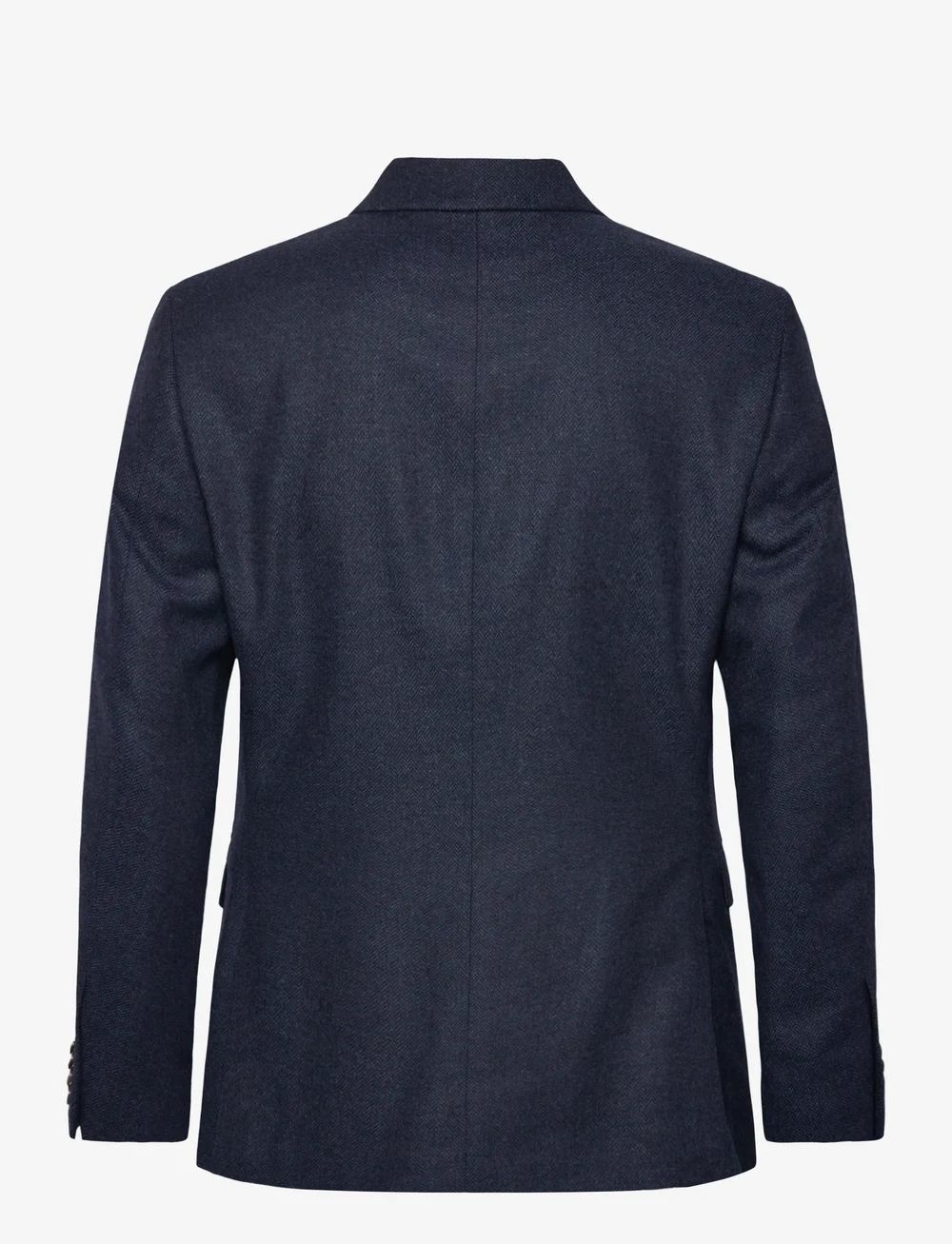 GANT - FLANNEL HERRINGBONE SUIT JACKET - enkeltradede blazere - evening blue - 2