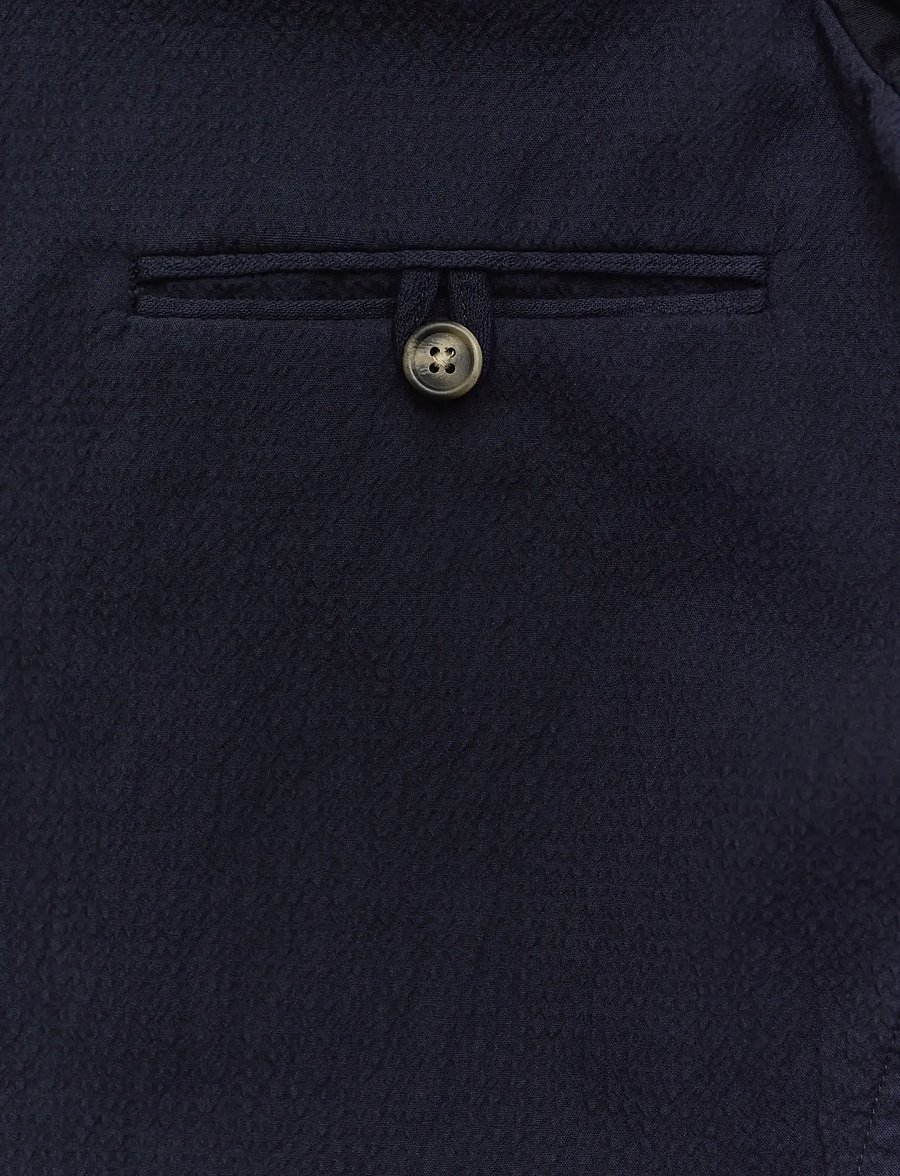Gant - GMNT DYED SEERSUCKER BLAZER - einreiher - evening blue - 3