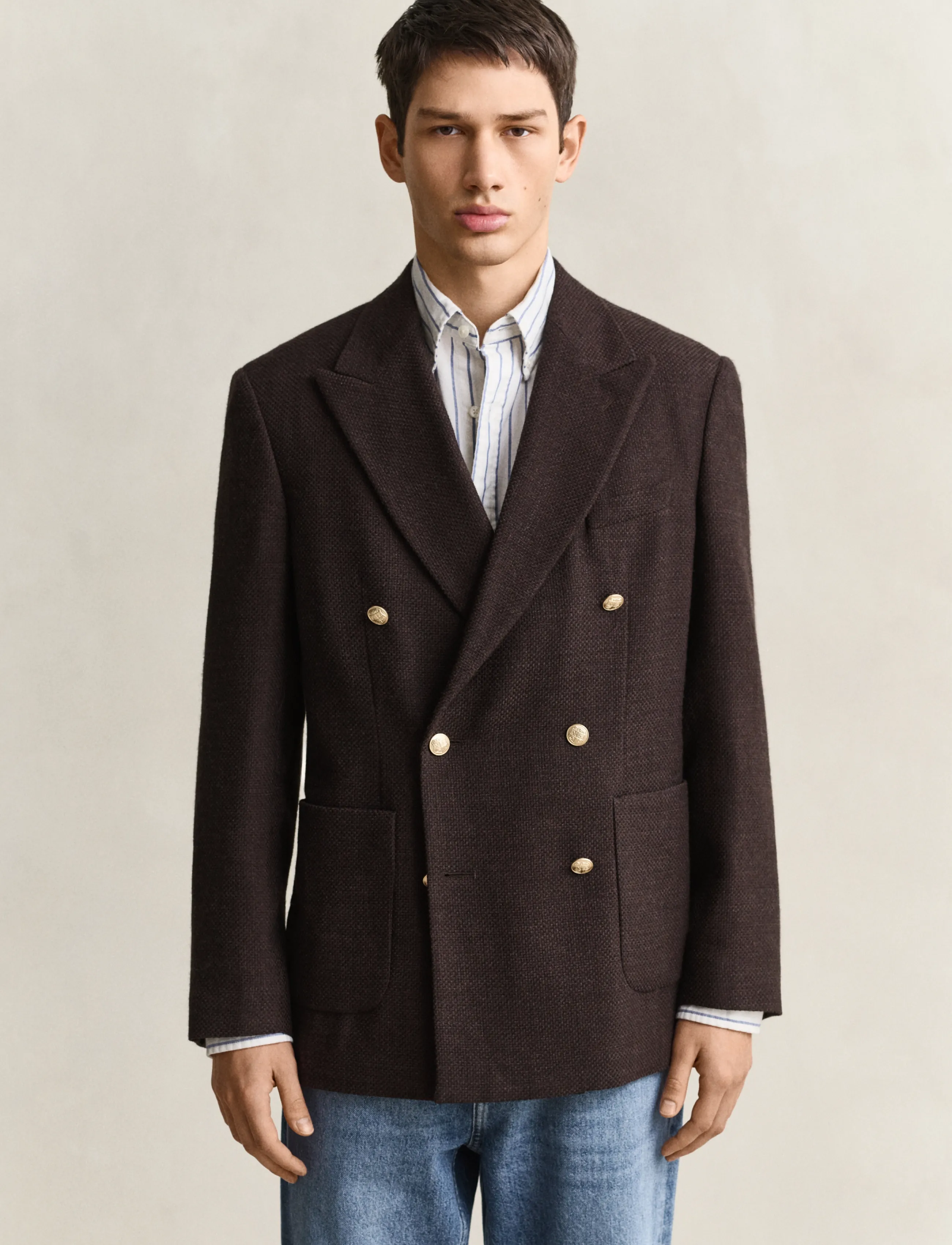 Wool Textured Club Blazer 2