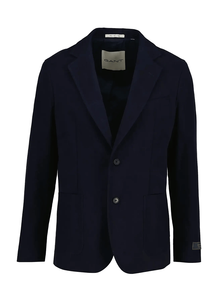 Gant - MOLESKIN SUIT JACKET - single breasted blazers - evening blue - 0