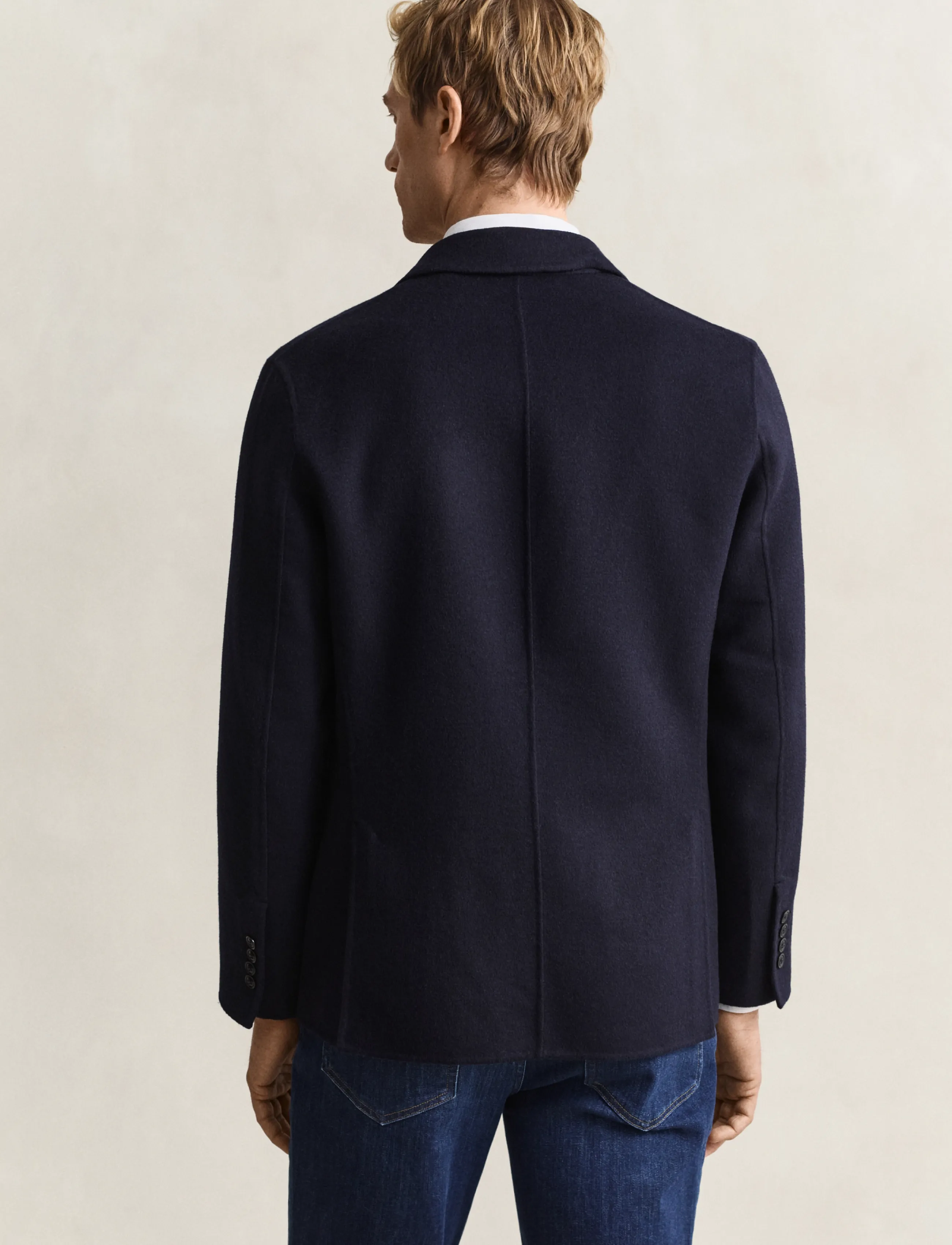 Gant - HANDSTITCHED BLAZER - single breasted blazers - evening blue - 4