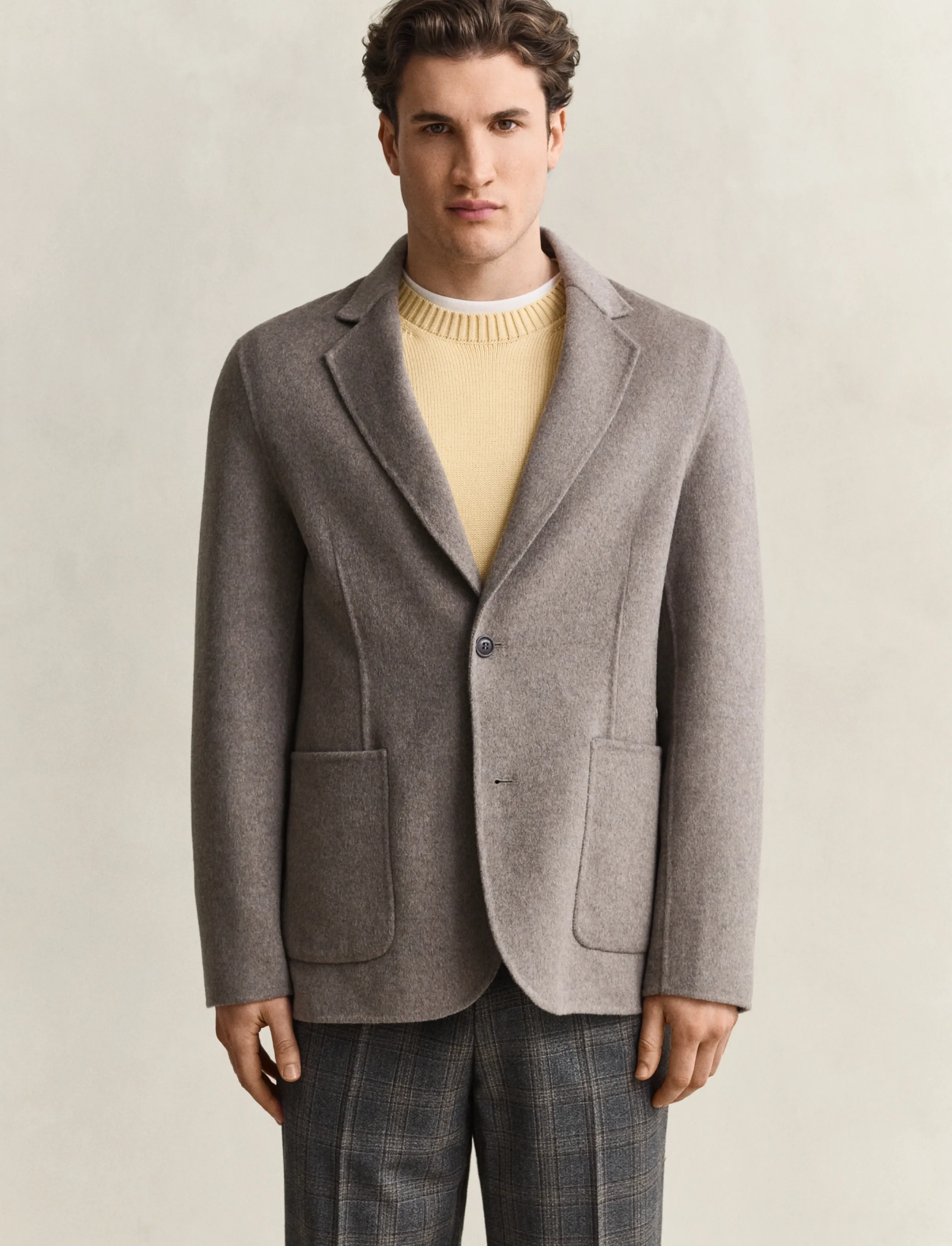 Gant - HANDSTITCHED BLAZER - enkeltradede blazere - mist taupe - 3
