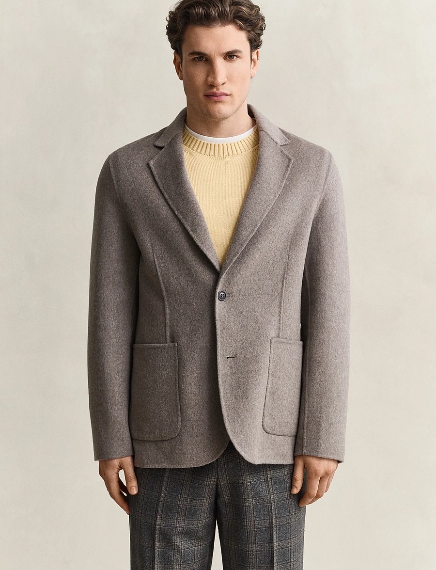 Gant - HANDSTITCHED BLAZER - enkeltradede blazere - mist taupe - 3