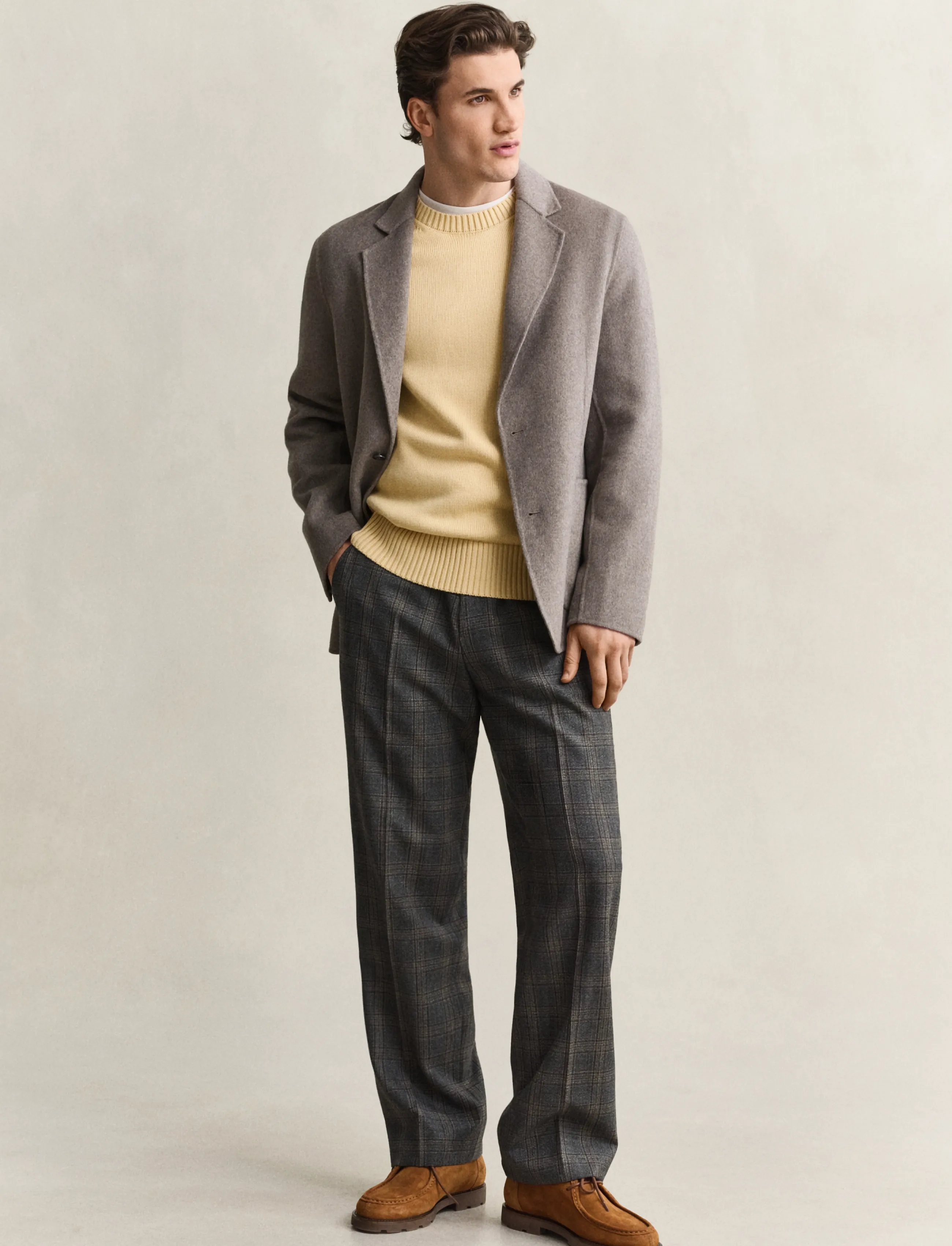 Gant - HANDSTITCHED BLAZER - enkeltradede blazere - mist taupe - 5