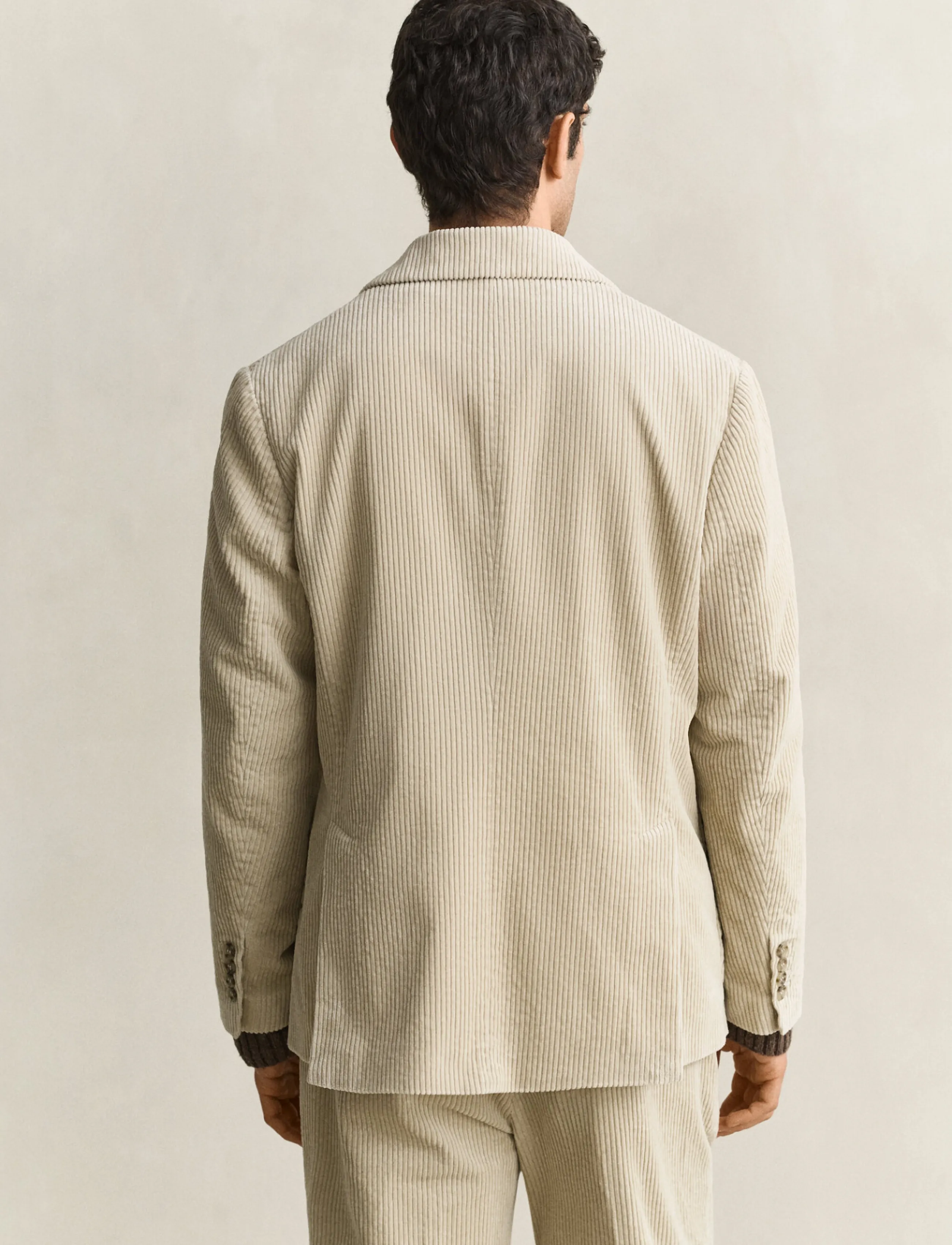 Gant - CORDUROY SUIT JACKET - clay beige - 2