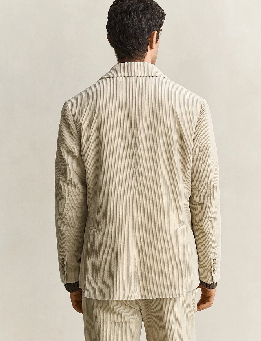 Gant - CORDUROY SUIT JACKET - clay beige - 2
