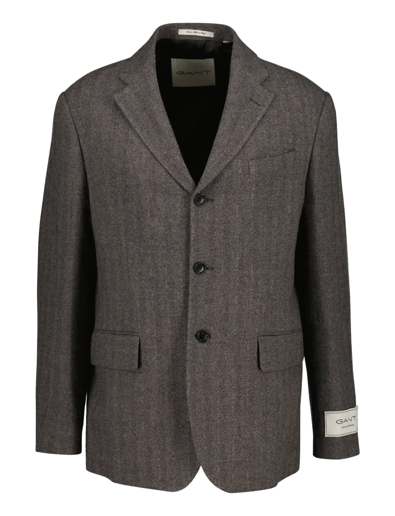 Gant COTTON WOOL PINSTRIPE SUIT JACKET - Kleidung - SHADOW BROWN / brown