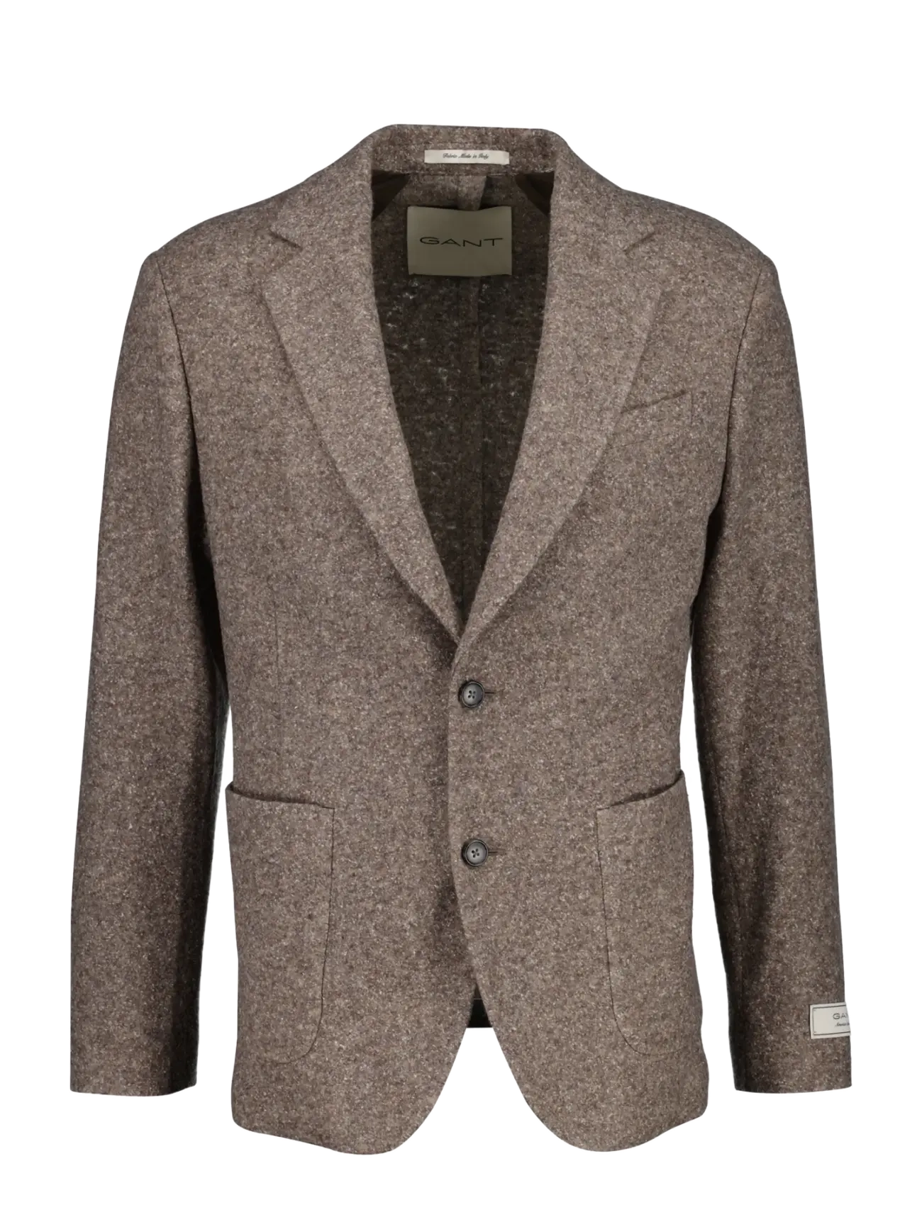 Gant WOOL SILK JERSEY BLAZER - Kläder - CLAY BEIGE / beige