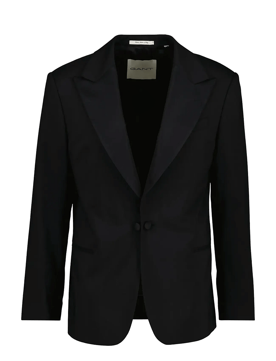 Gant - PEAK LAPEL TUXEDO JACKET - tuxedos - black - 1