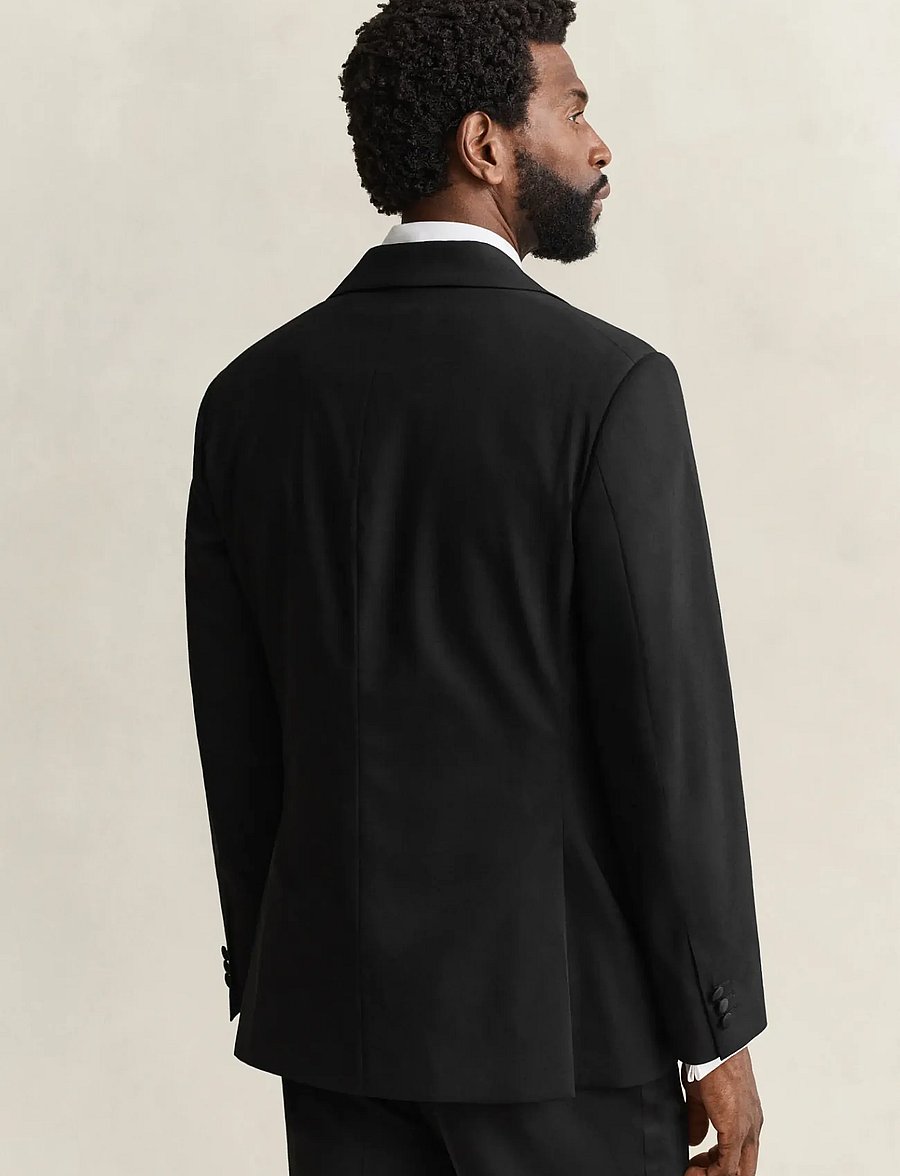 Gant - PEAK LAPEL TUXEDO JACKET - tuxedos - black - 3