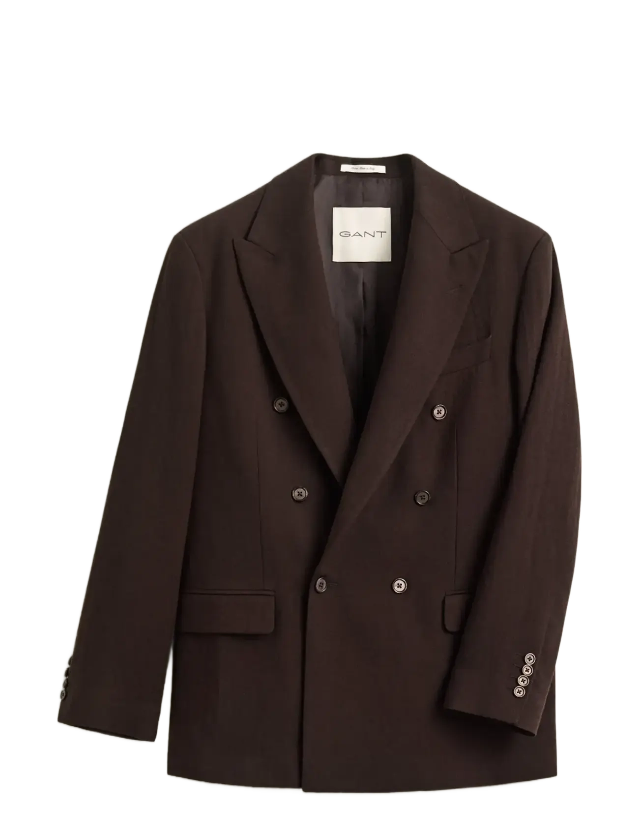 Gant DOUBLE BREASTED WOOL SUIT JACKET - Ülikonnad ja pintsakud - SHADOW BROWN / brown