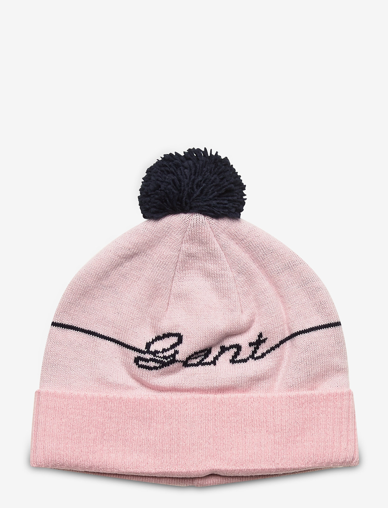 D1. GANT SCRIPT BEANIE - PREPPY PINK