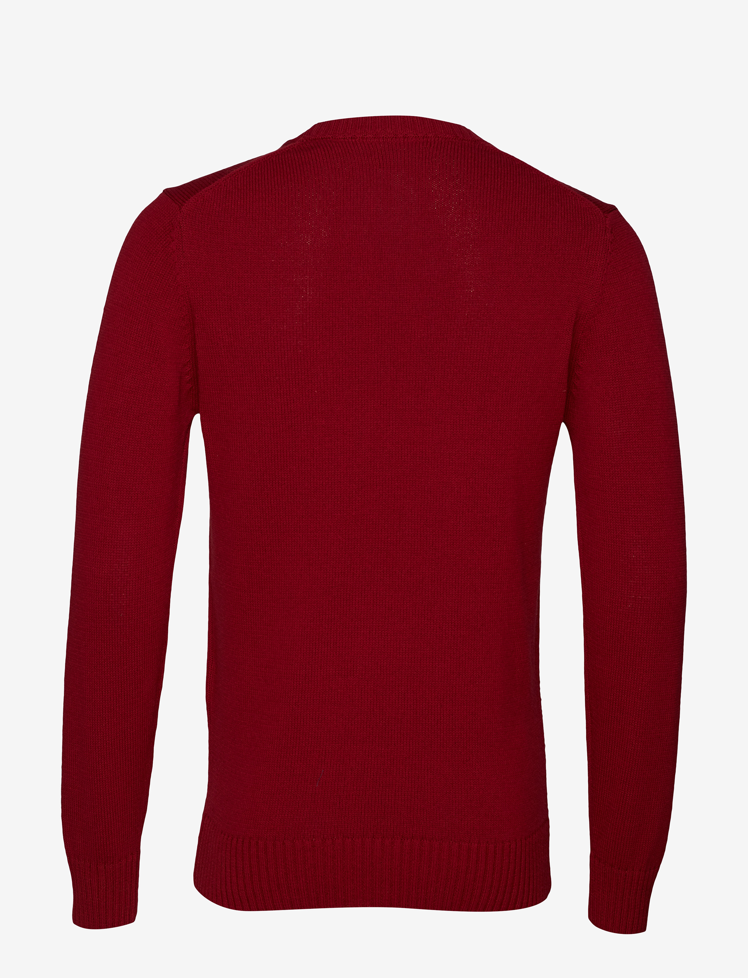 GANT - CASUAL COTTON CREW - mahogny red - 1