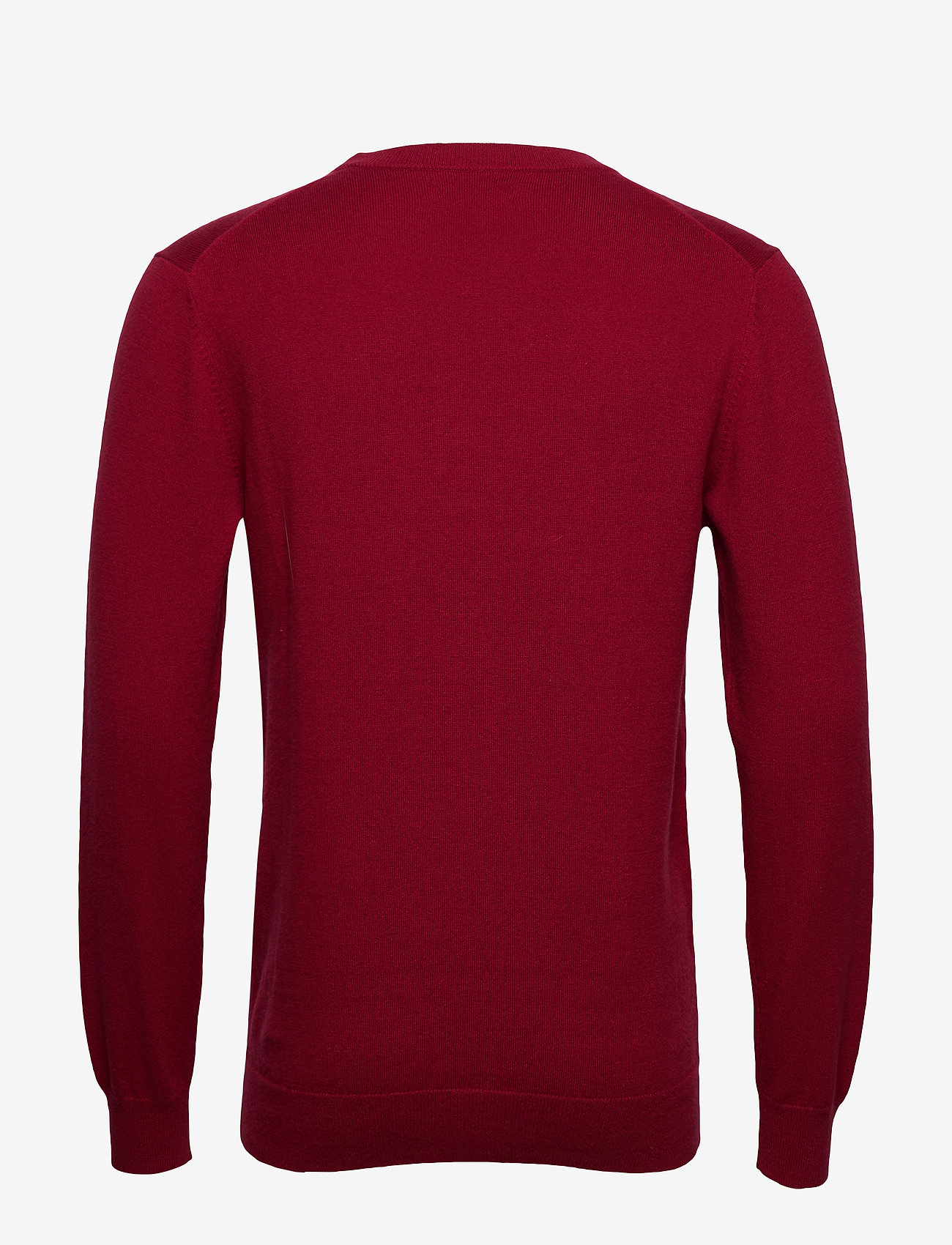 GANT - D2. HOLIDAY INTARSIA SHIELD CREW - mahogny red - 1