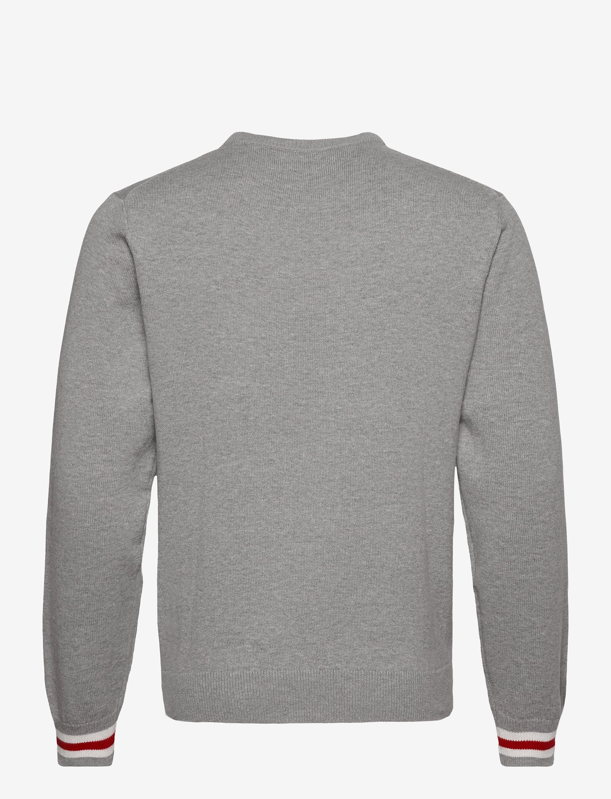 GANT - D1. GANT LOGO CREW - grey melange - 1