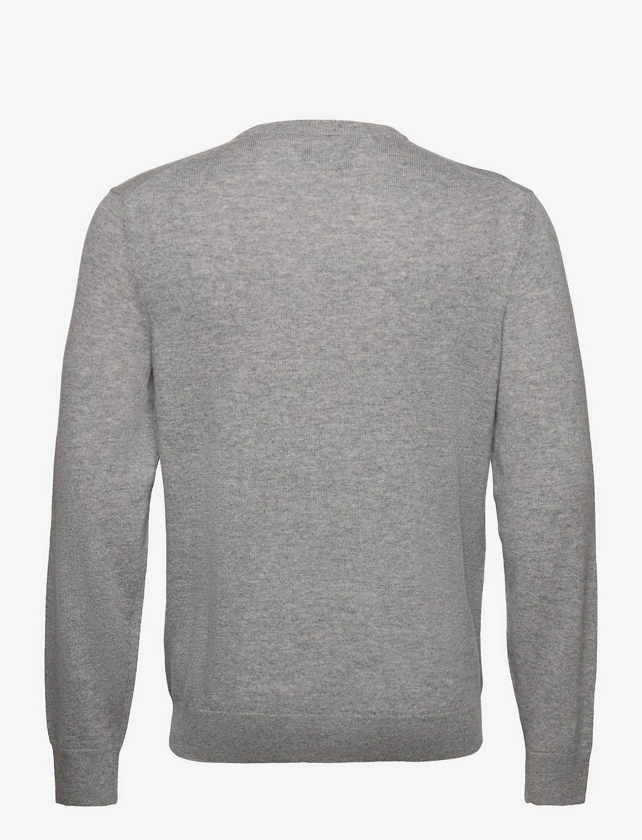 GANT - MD. EXTRAFINE LAMBSWOOL V-NECK - grey melange - 1
