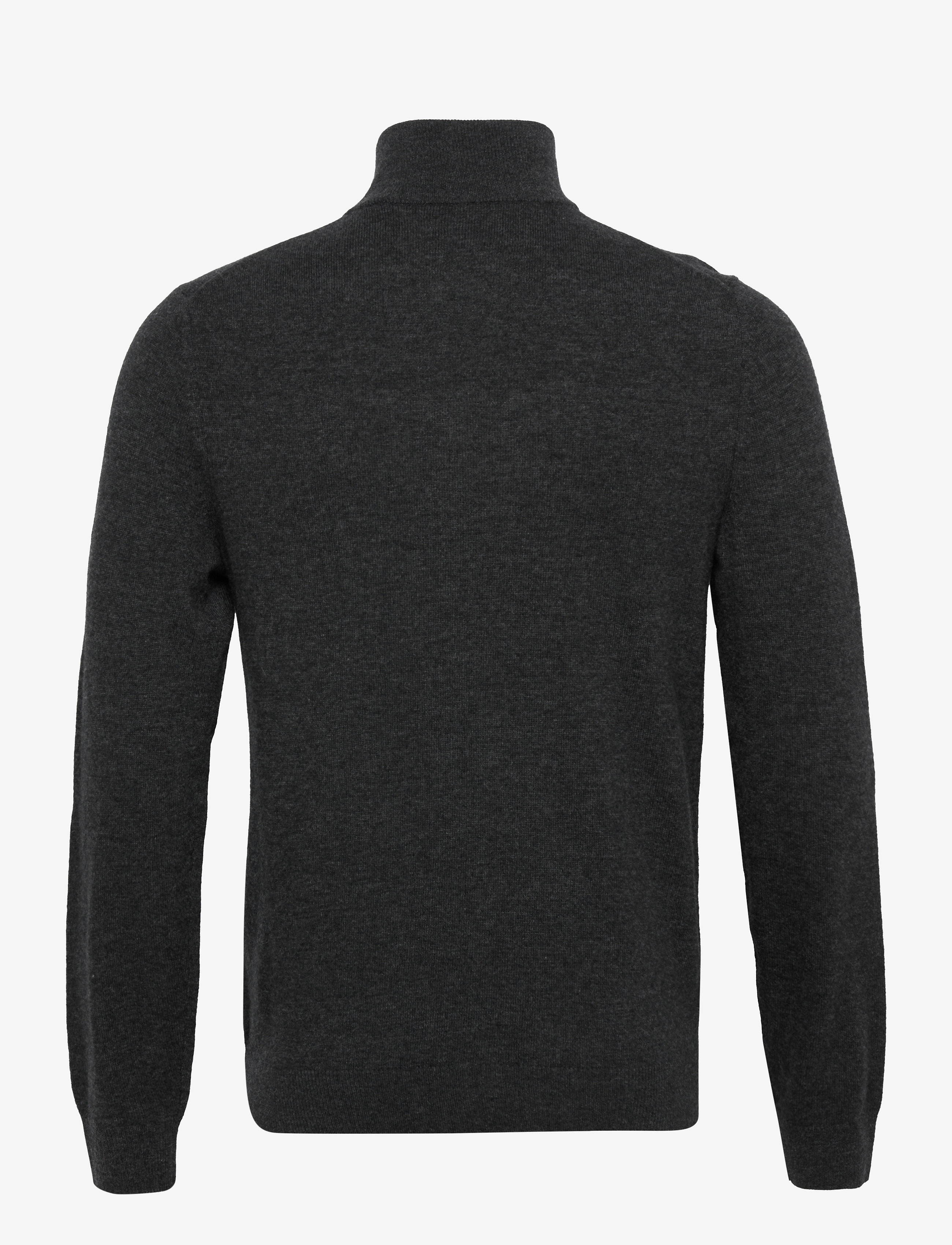 GANT - MD. EXTRAFINE LAMBSWOOL ZIP CARD. - antracit melange - 1