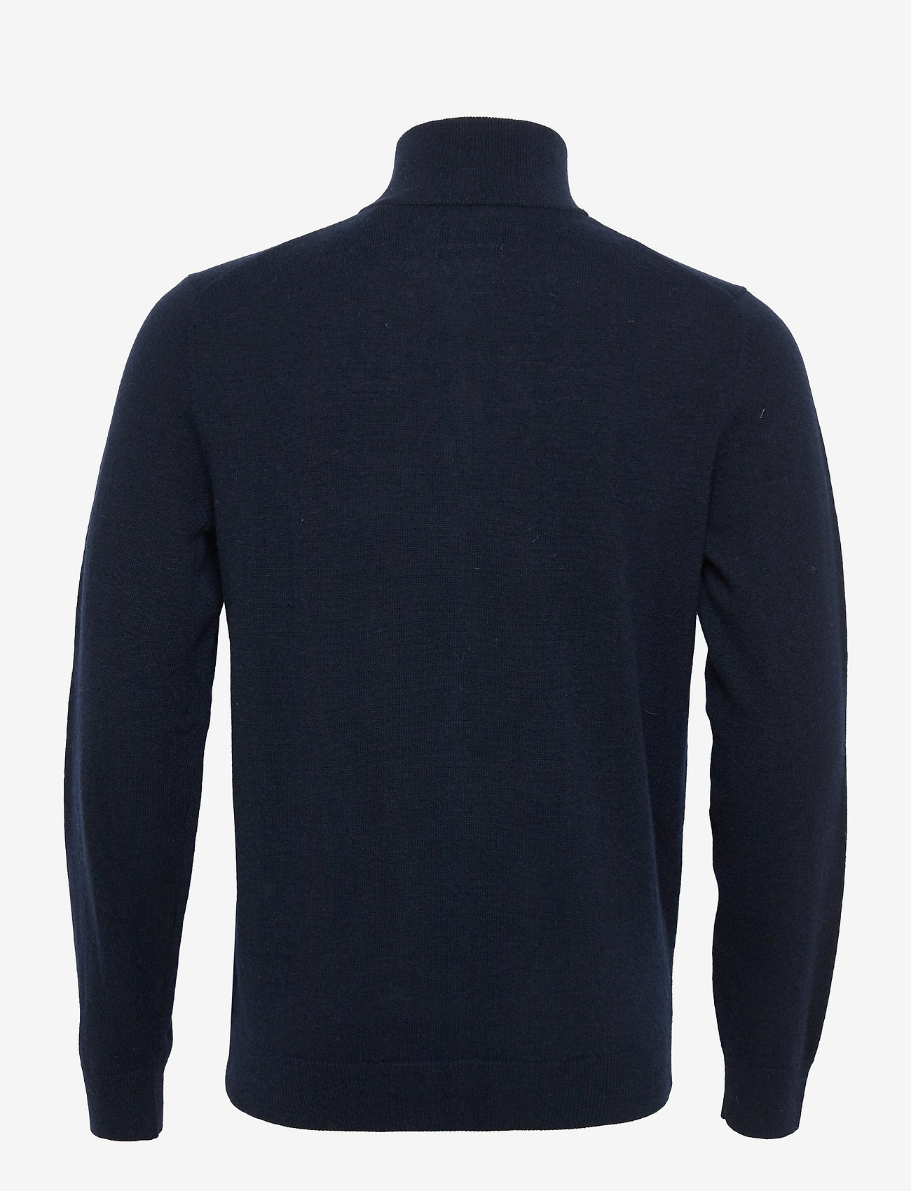 GANT - MD. EXTRAFINE LAMBSWOOL ZIP CARD. - marine - 1