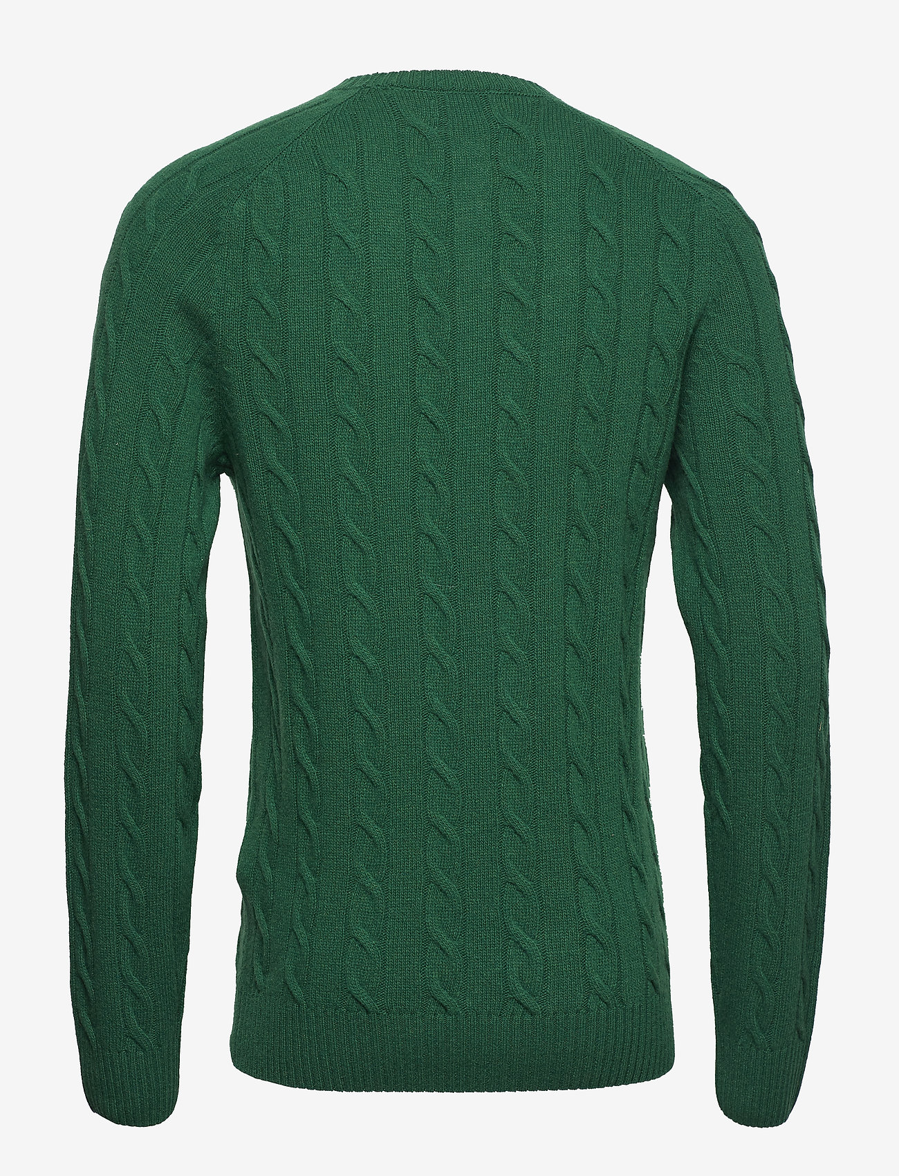 GANT - O3. LAMBSWOOL CABLE CREW - ivy green - 1