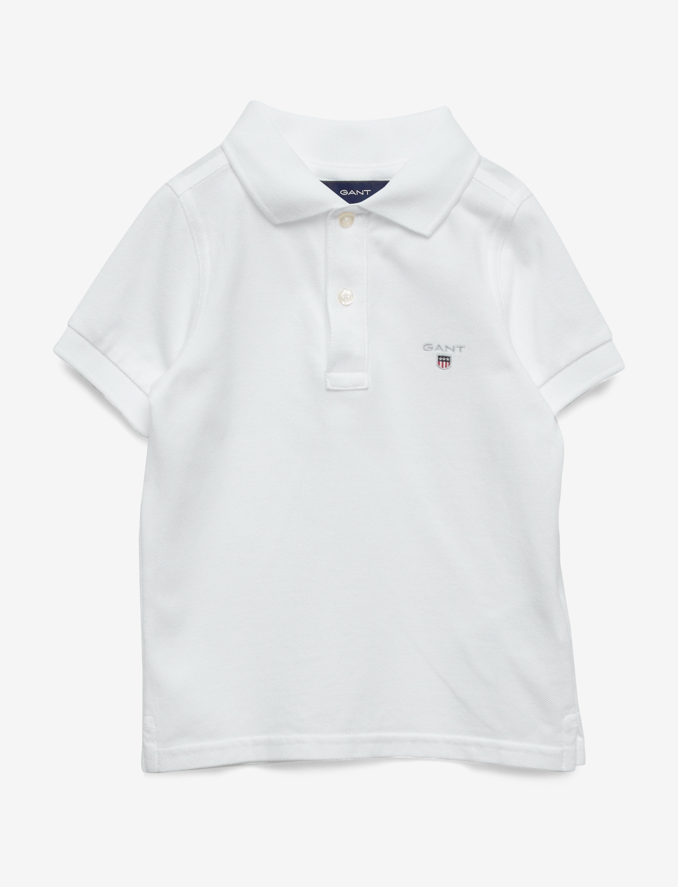 GANT THE ORIGINAL SS PIQUE - Nyheder - WHITE / white