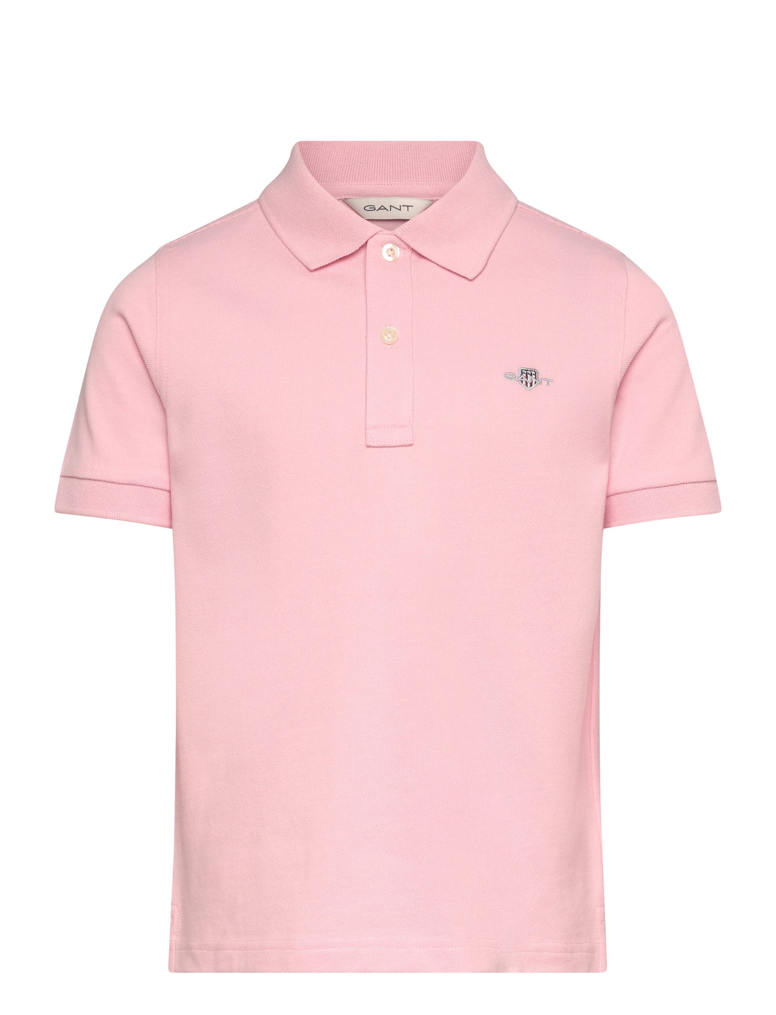 Gant Shield Ss Pique, 92, Pink, Poloshirts > Poloshirts Med Korte Ærmer, Børn