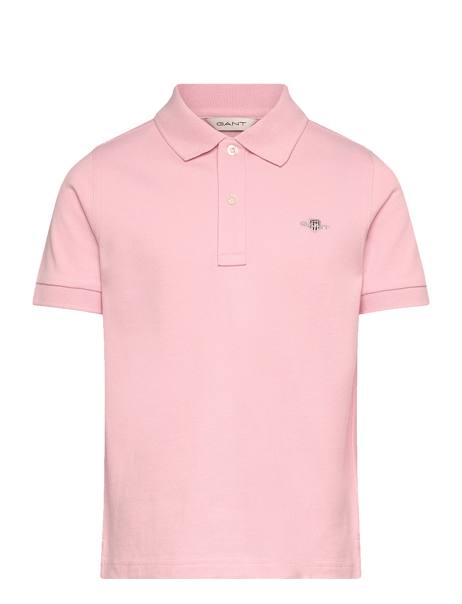 Gant - SHIELD SS PIQUE - kortærmede poloer - blushing pink - 0