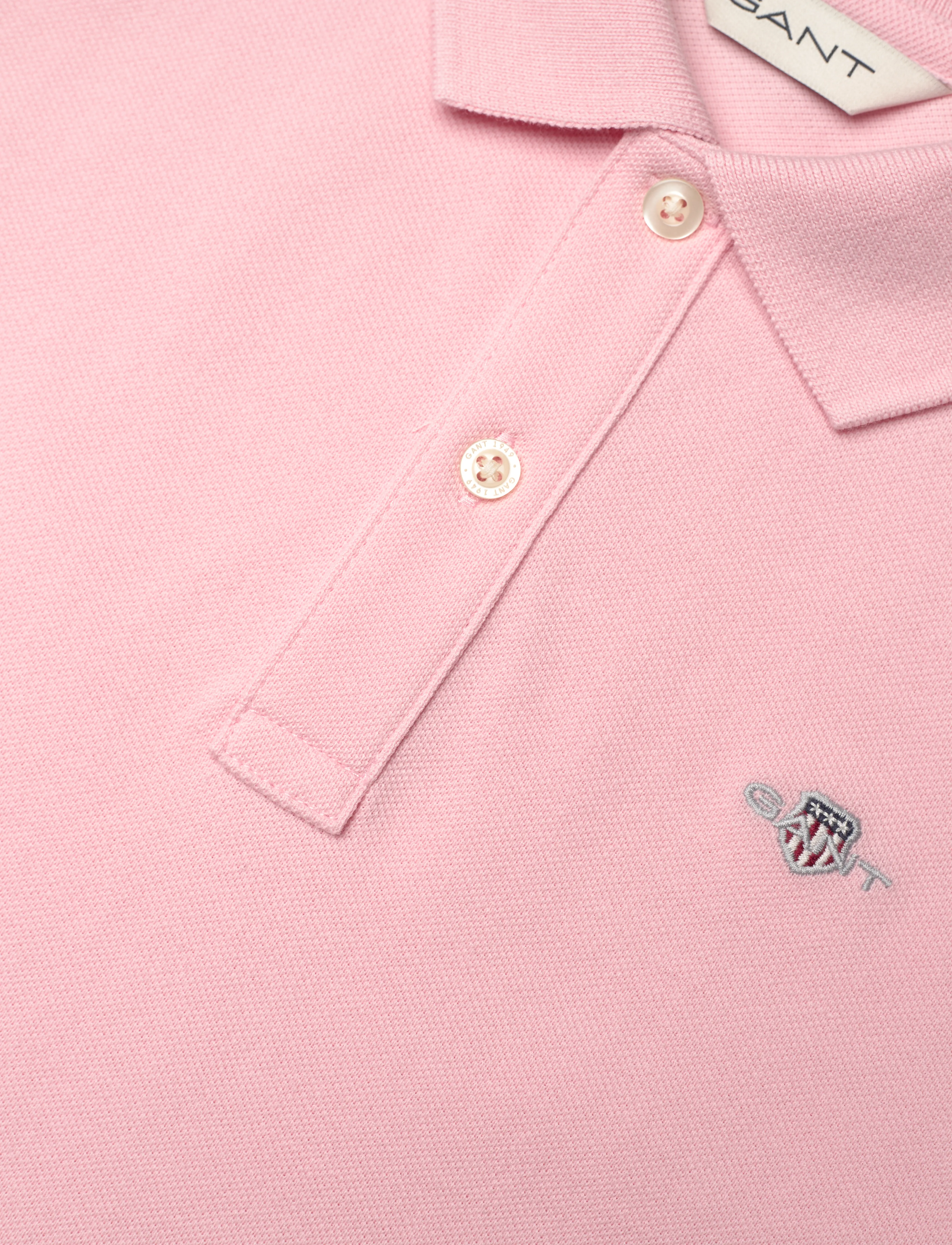 Gant - SHIELD SS PIQUE - kortærmede poloer - blushing pink - 2