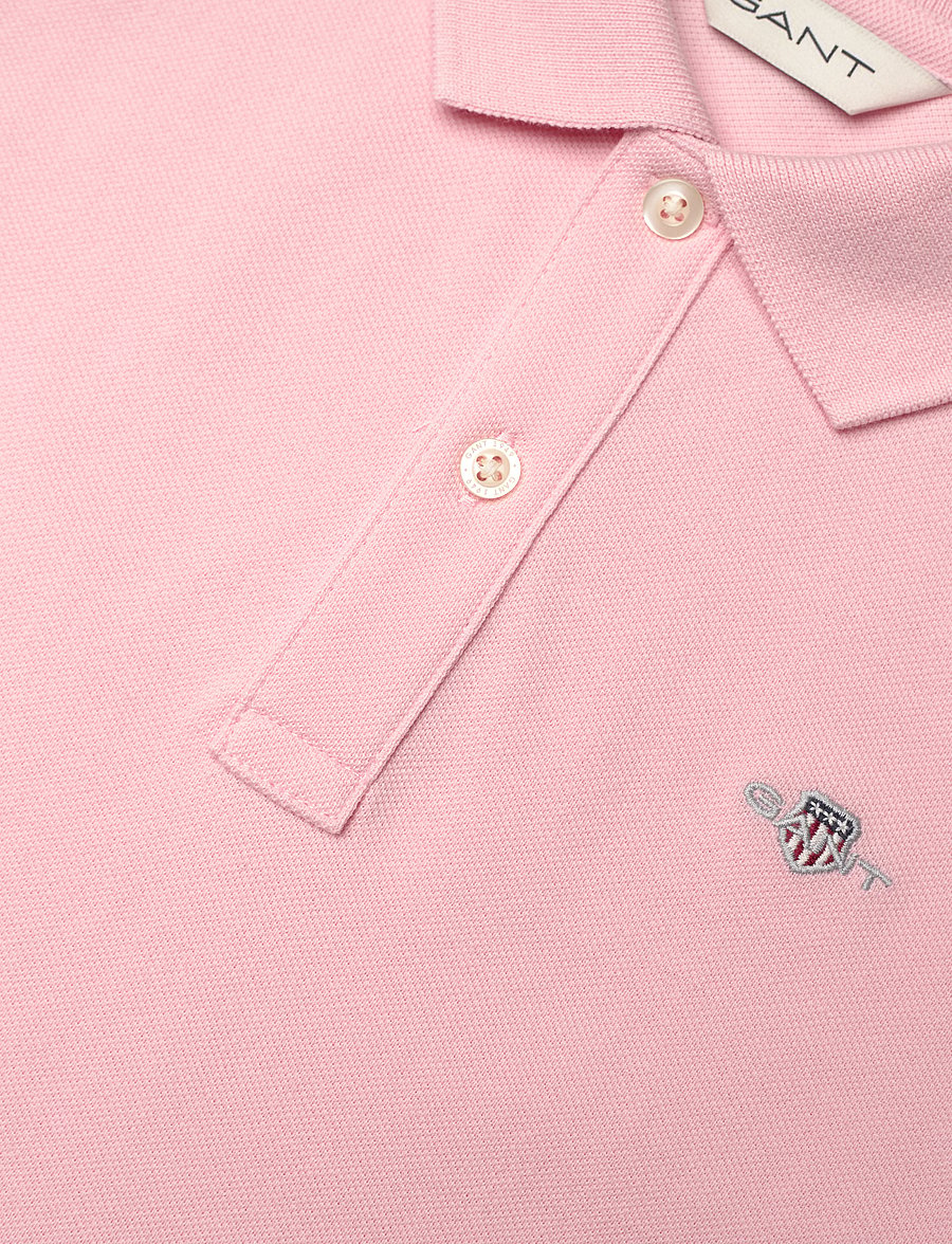 Gant - SHIELD SS PIQUE - kortærmede poloer - blushing pink - 2