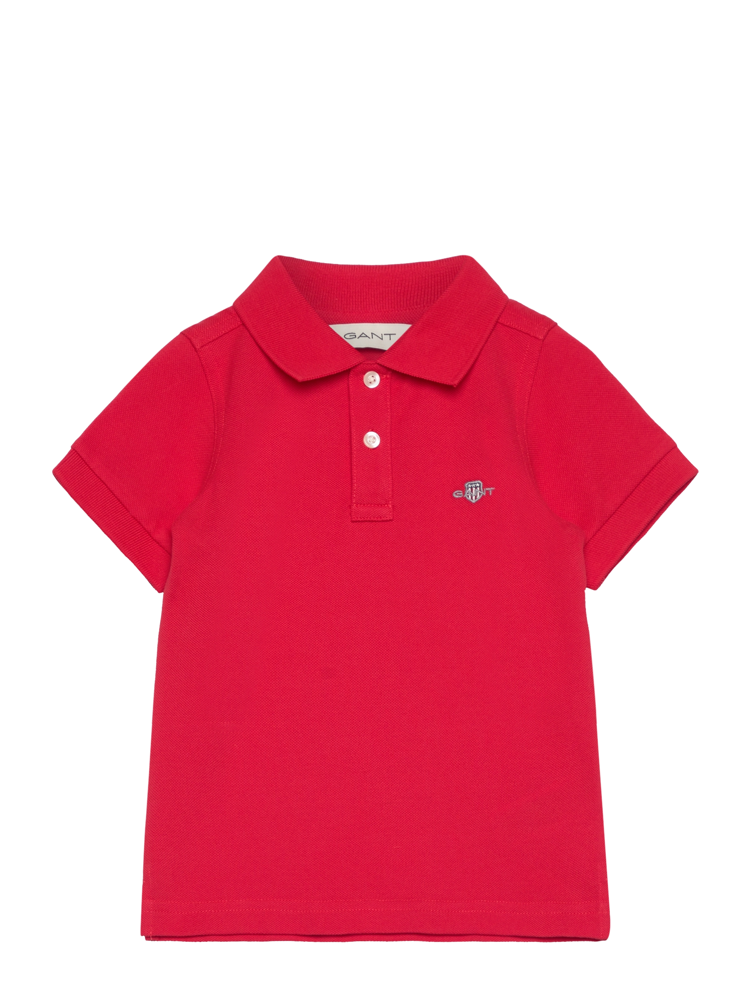 Gant SHIELD SS PIQUE - Kläder - BRIGHT RED / red