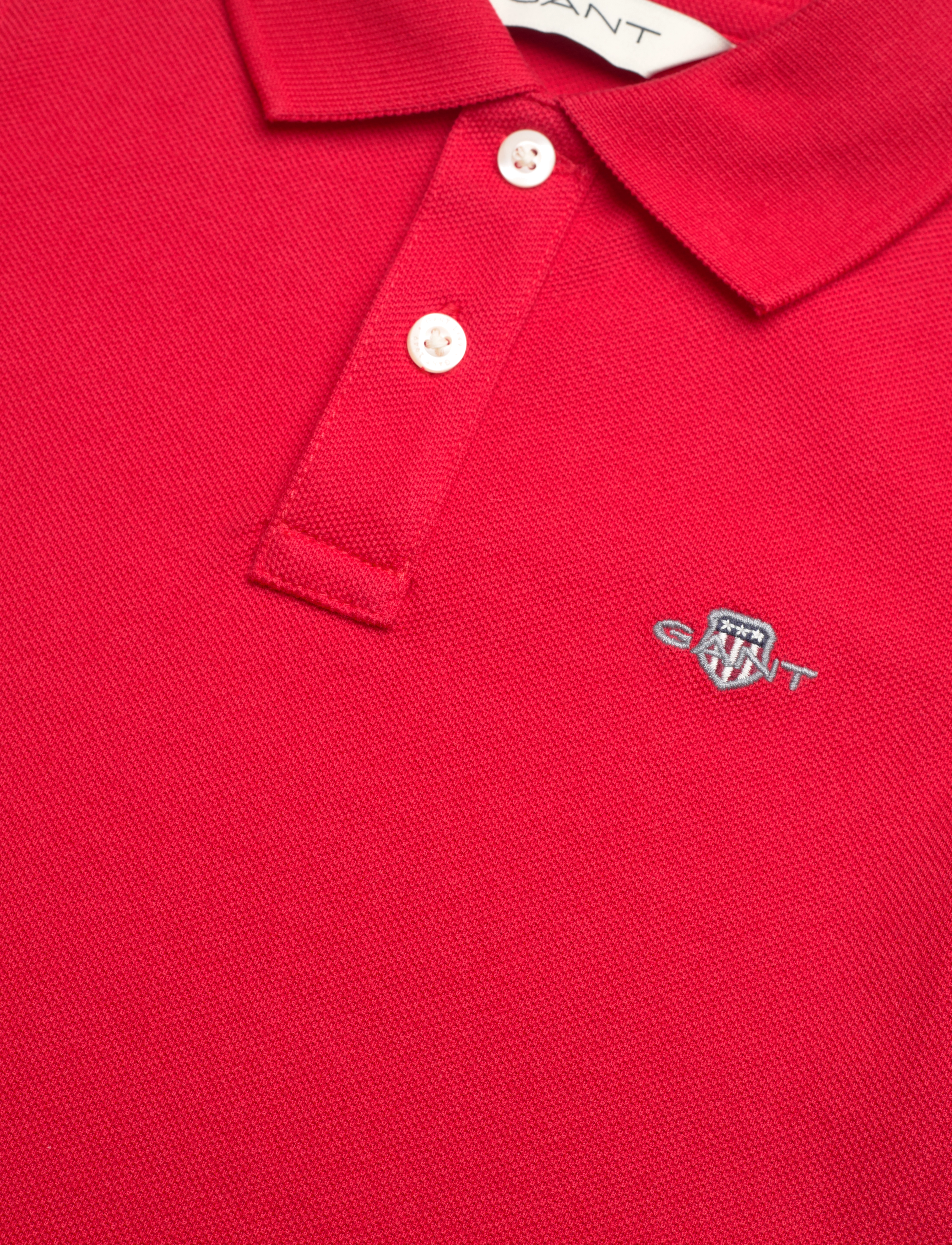 Gant - SHIELD SS PIQUE - lühikeste varrukatega polod - bright red - 2