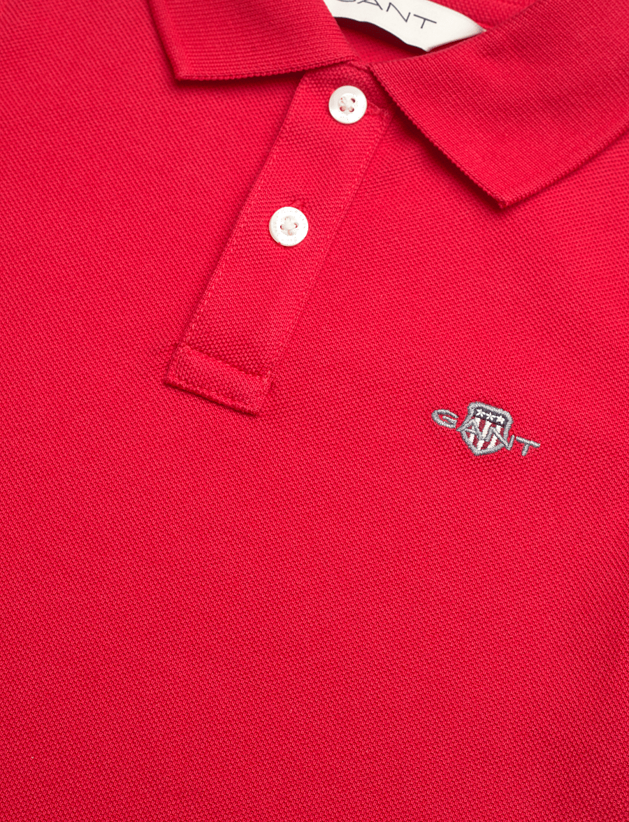 Gant - SHIELD SS PIQUE - lühikeste varrukatega polod - bright red - 2