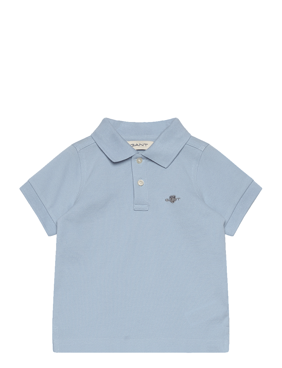 Gant - SHIELD SS PIQUE - lühikeste varrukatega polod - calming blue - 0