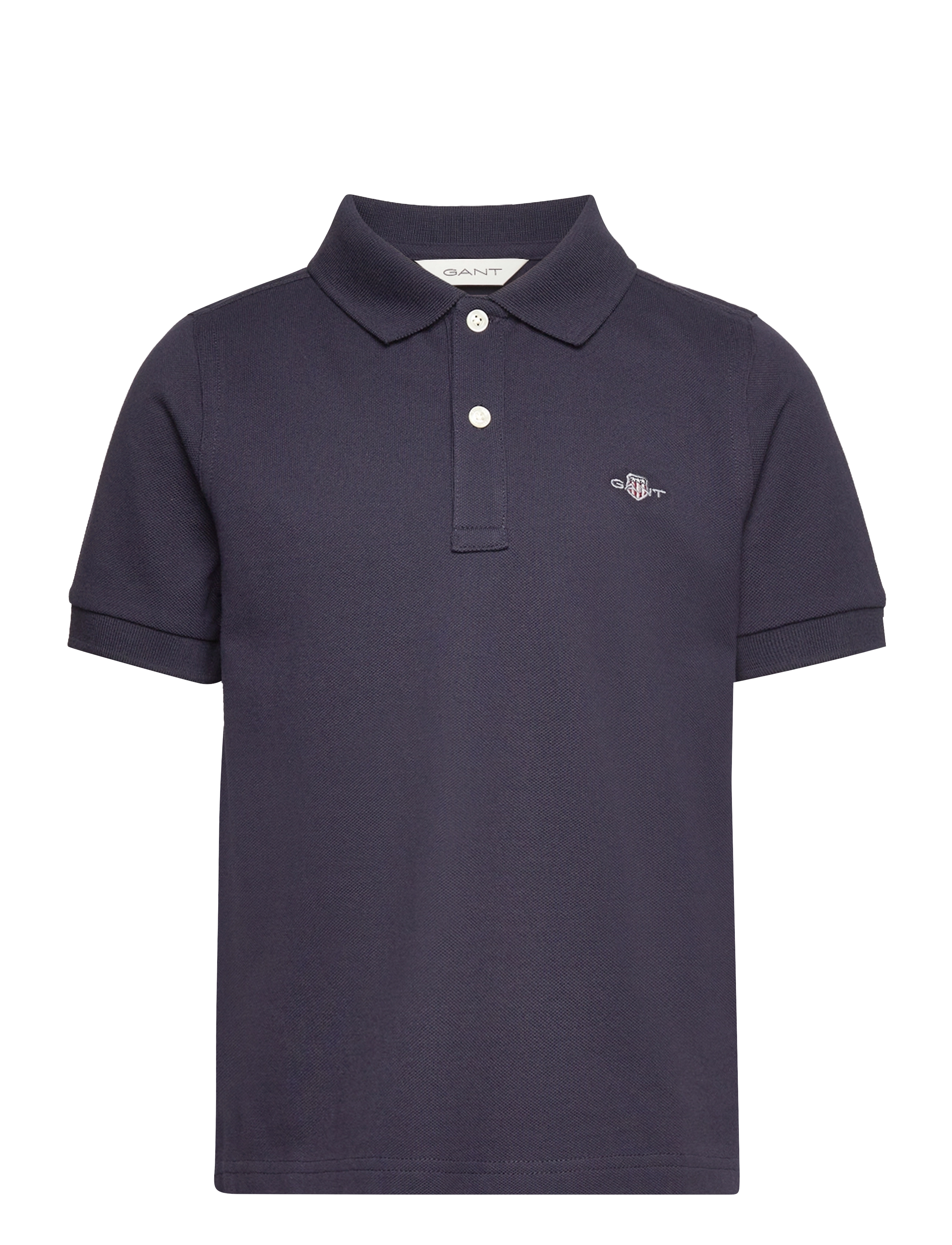 Gant Shield Ss Pique, 92, Navy, Poloshirts > Poloshirts Med Korte Ærmer, Børn