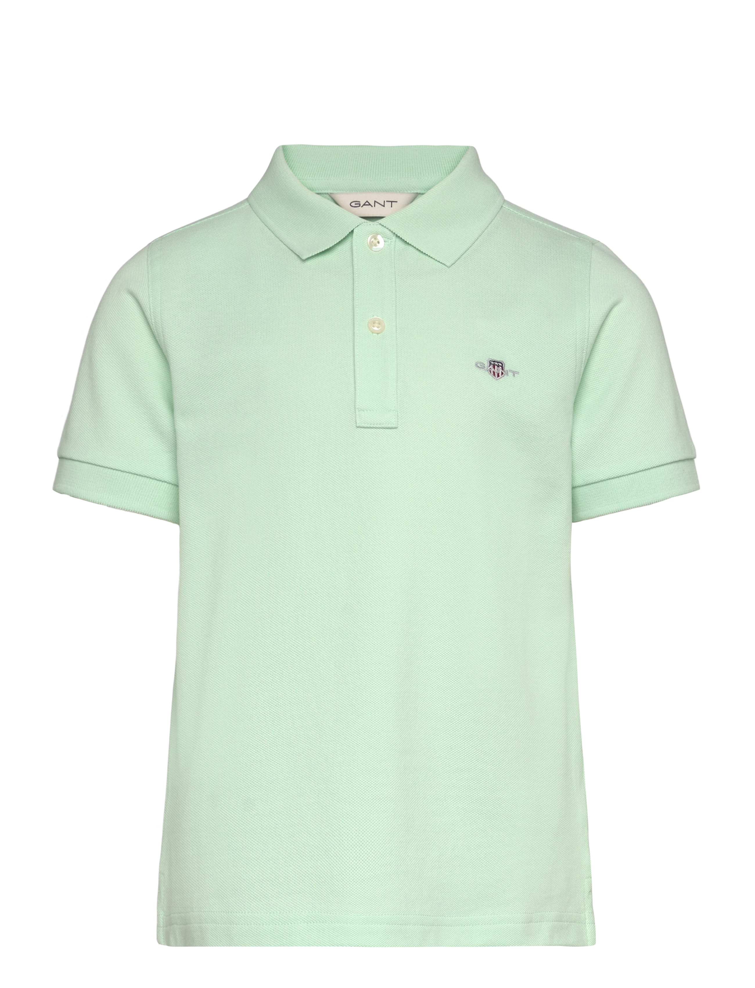 Gant Shield Ss Pique, 92, Green, Poloshirts > Poloshirts Med Korte Ærmer, Børn