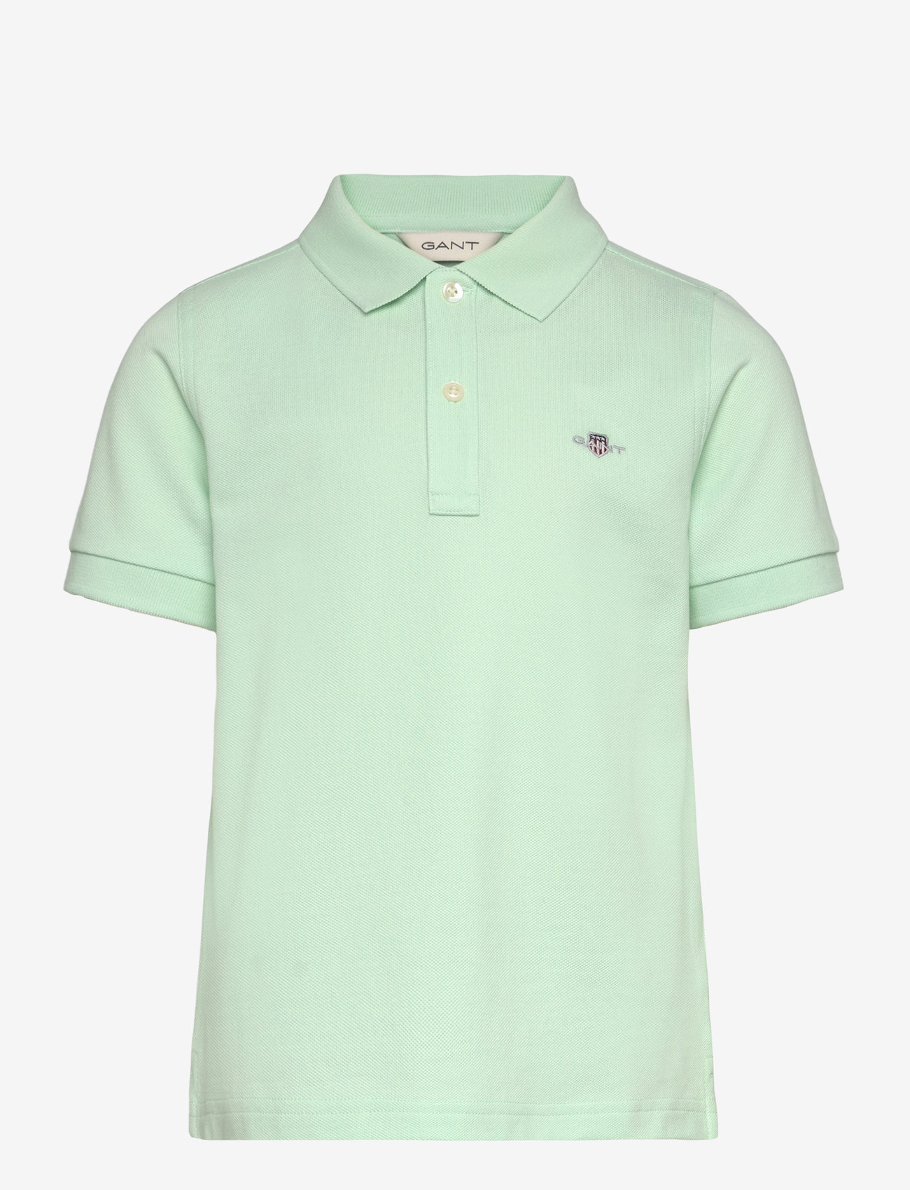 GANT - SHIELD SS PIQUE - polo krekli ar īsām piedurknēm - faded mint - 0