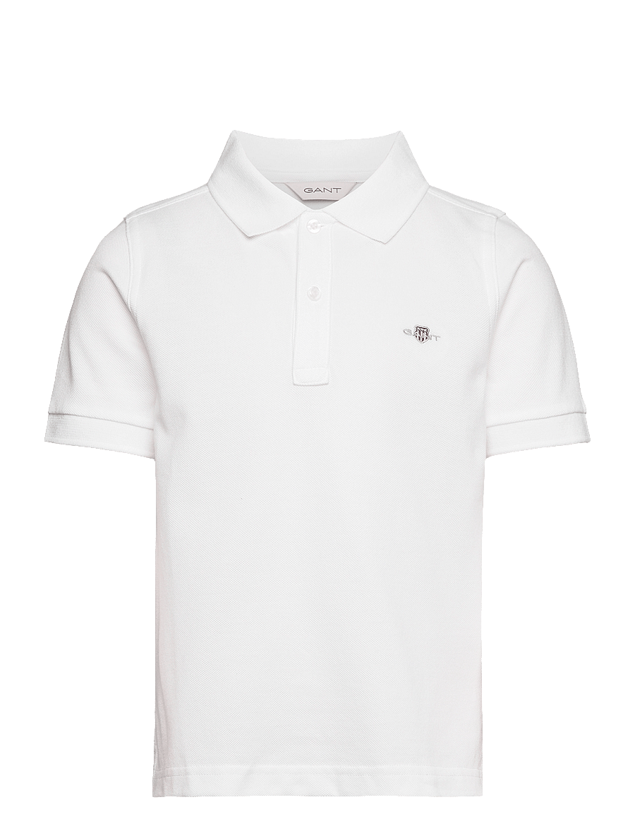 Gant - SHIELD SS PIQUE - lühikeste varrukatega polod - white - 0