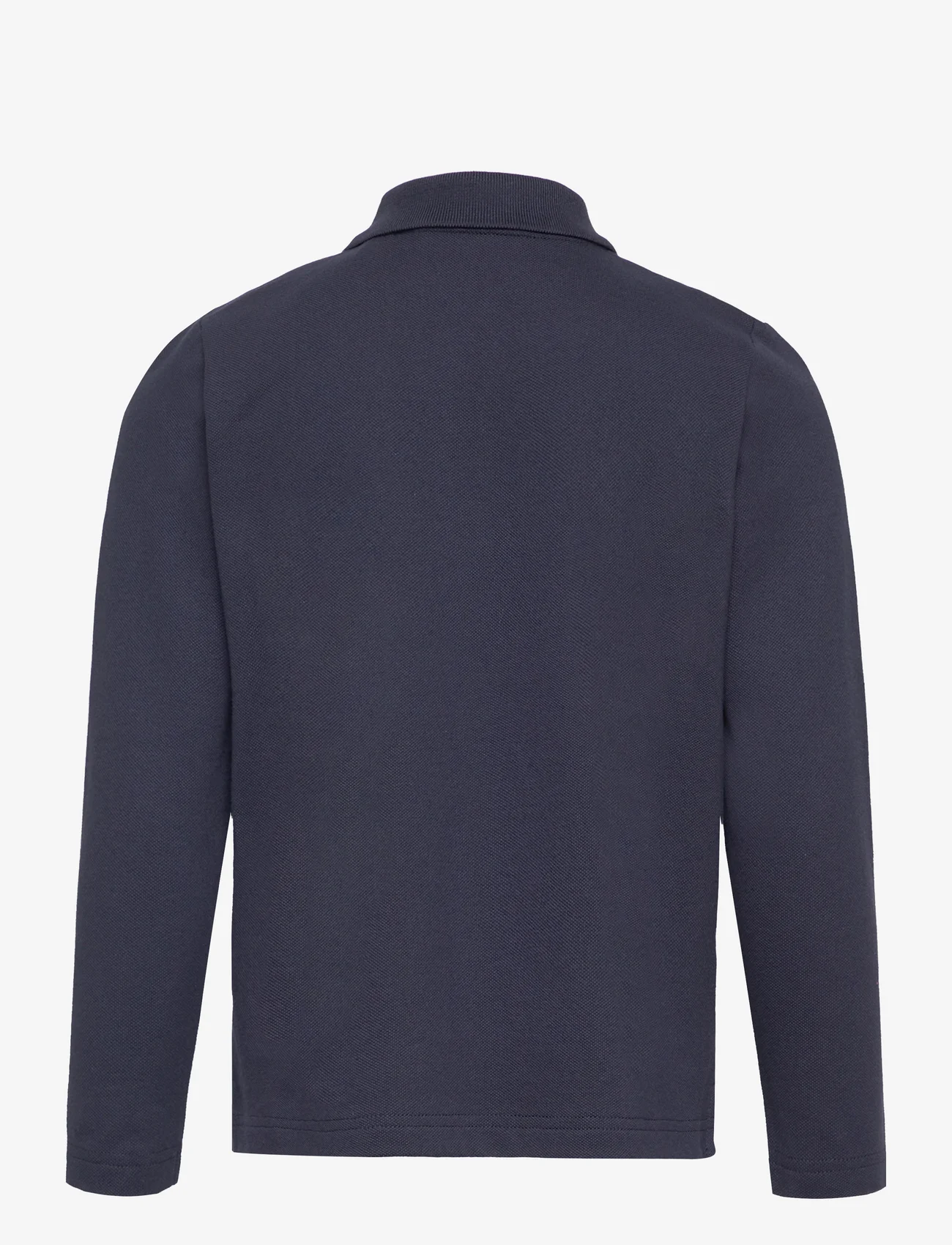 GANT - SHIELD LS PIQUE - polo shirts - evening blue - 1