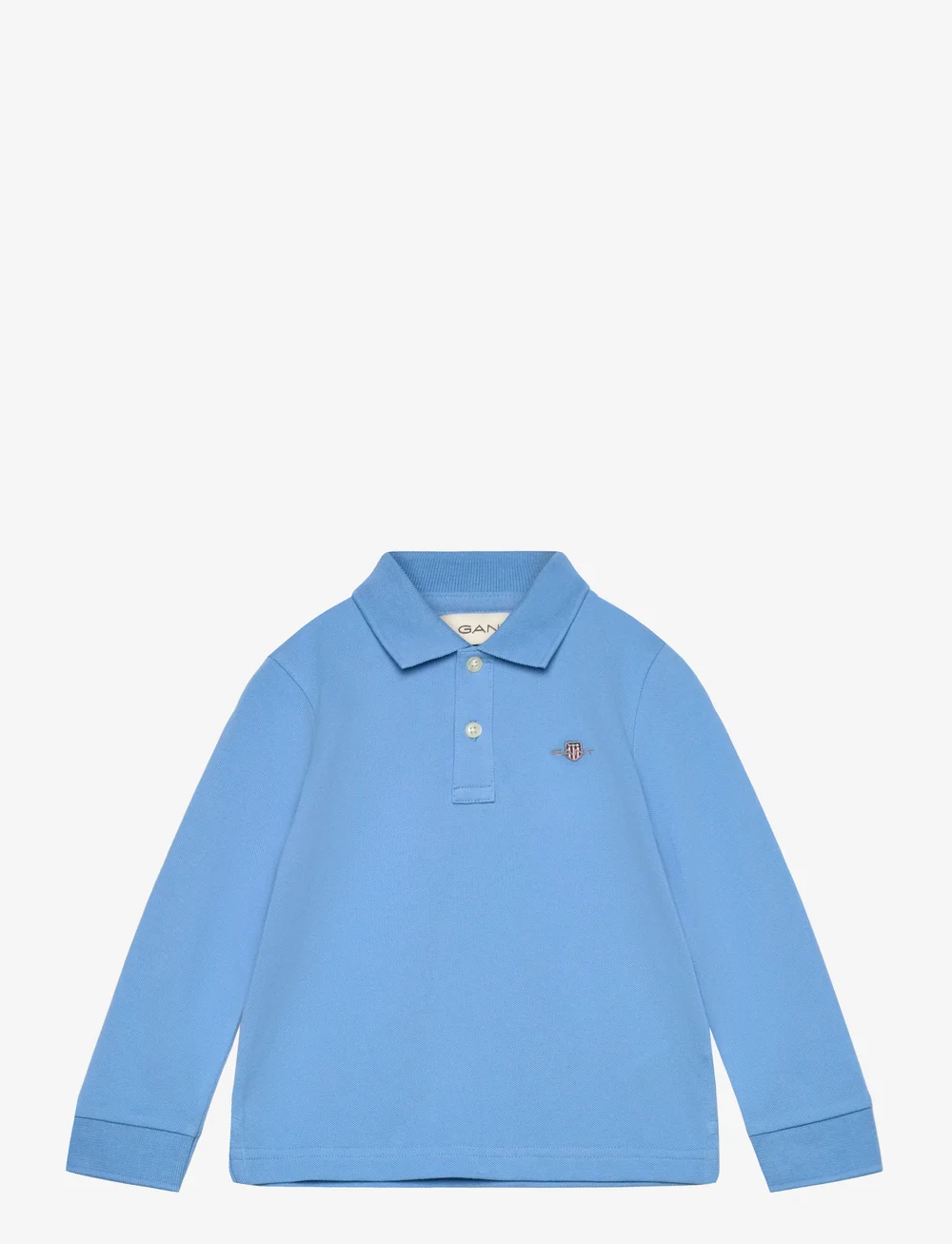GANT - SHIELD LS PIQUE POLO - pitkähihaiset pikeepaidat - dream blue - 0