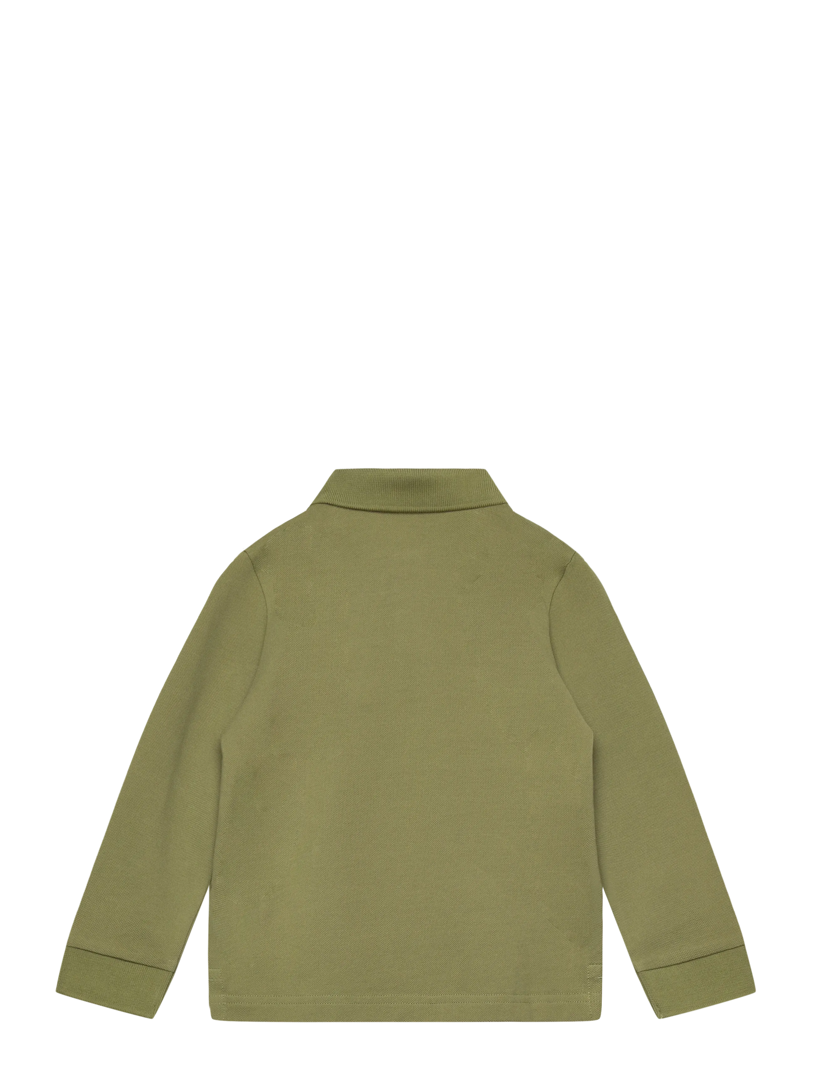 Gant - SHIELD LS PIQUE POLO - long-sleeved polos - washed olive - 1
