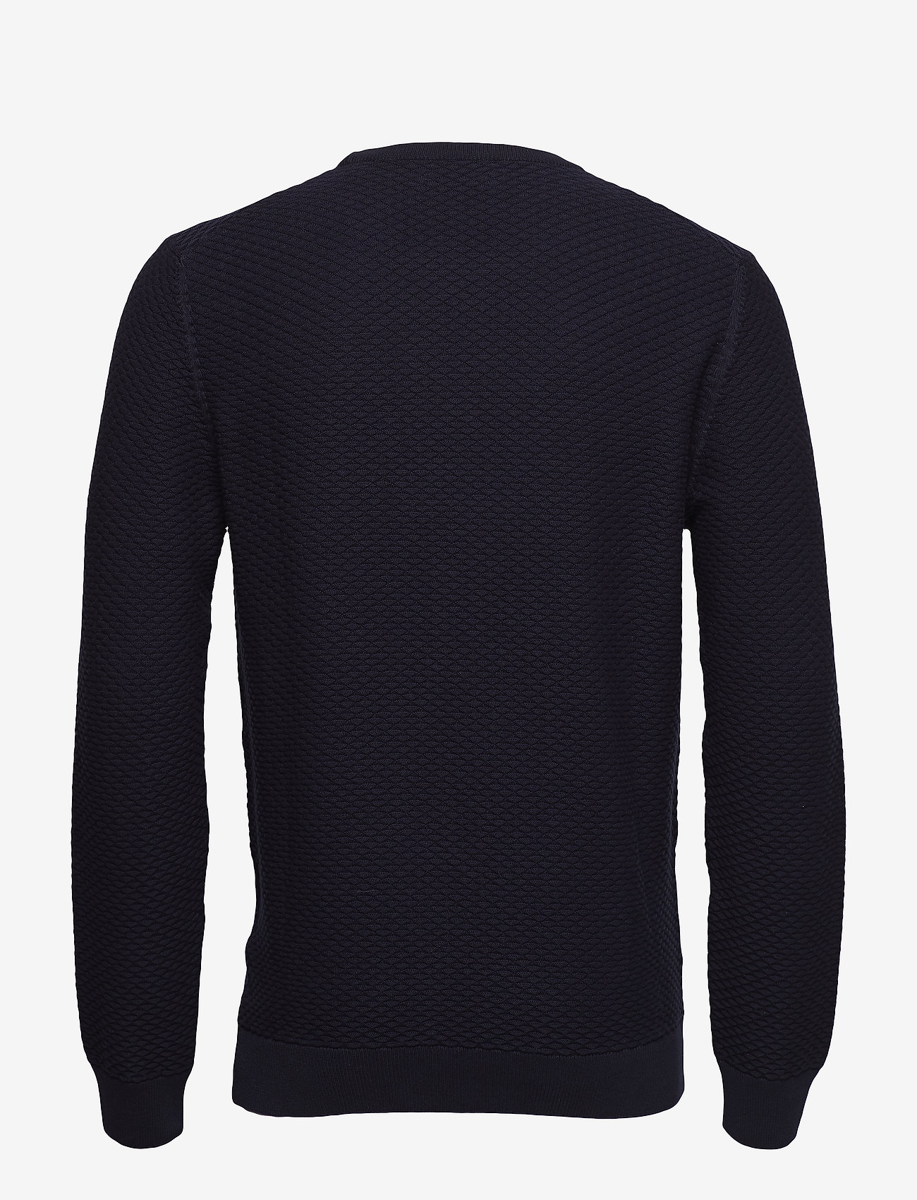 GANT - TRIANGLE TEXTURE C-NECK - evening blue - 1