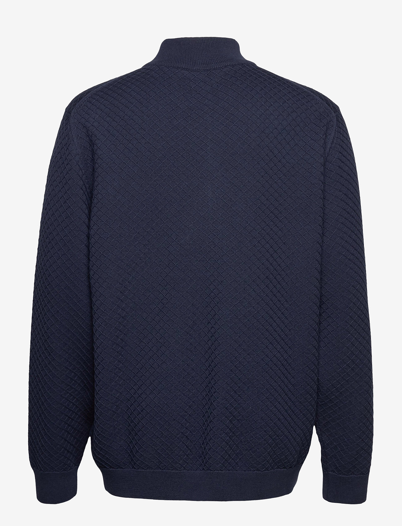 GANT - D1. COTTON TEXTURE HALFZIP - marine - 1