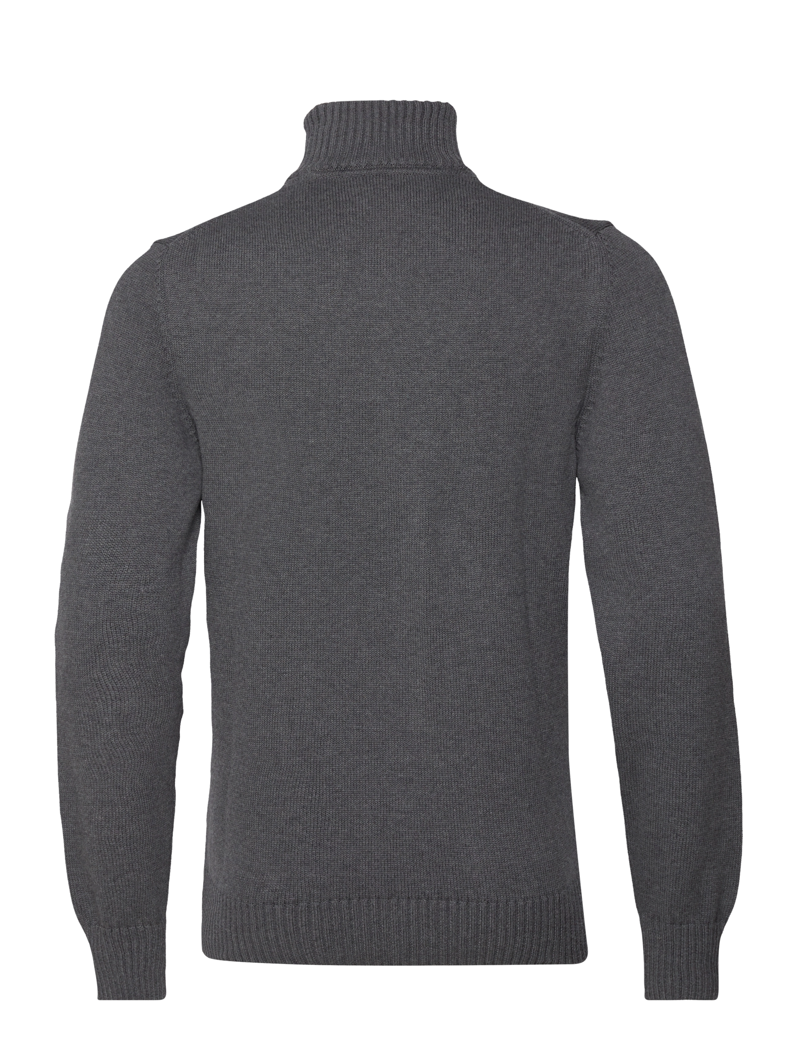 GANT - CASUAL COTTON HALFZIP - antracit melange - 1