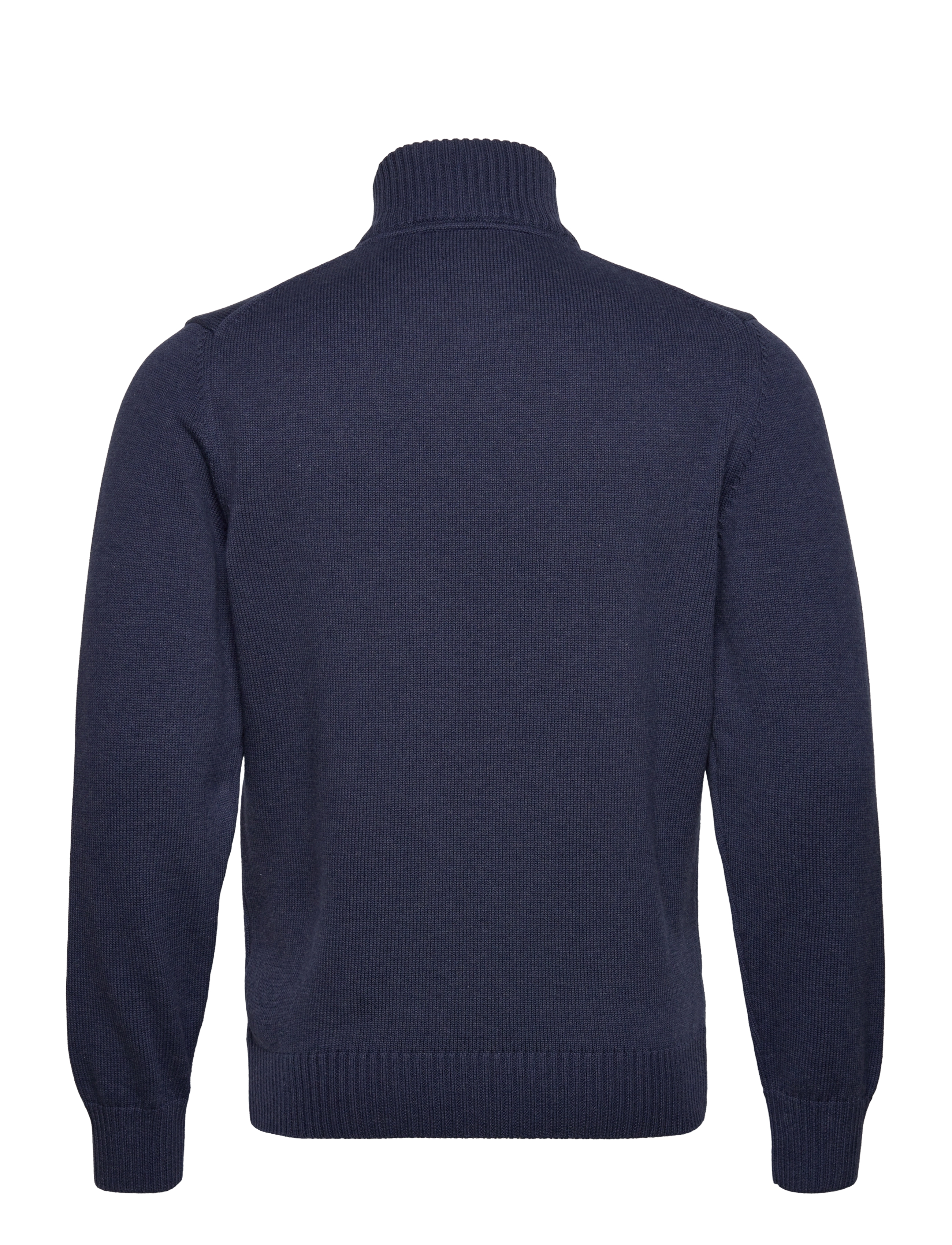 GANT - CASUAL COTTON HALFZIP - marine melange - 1
